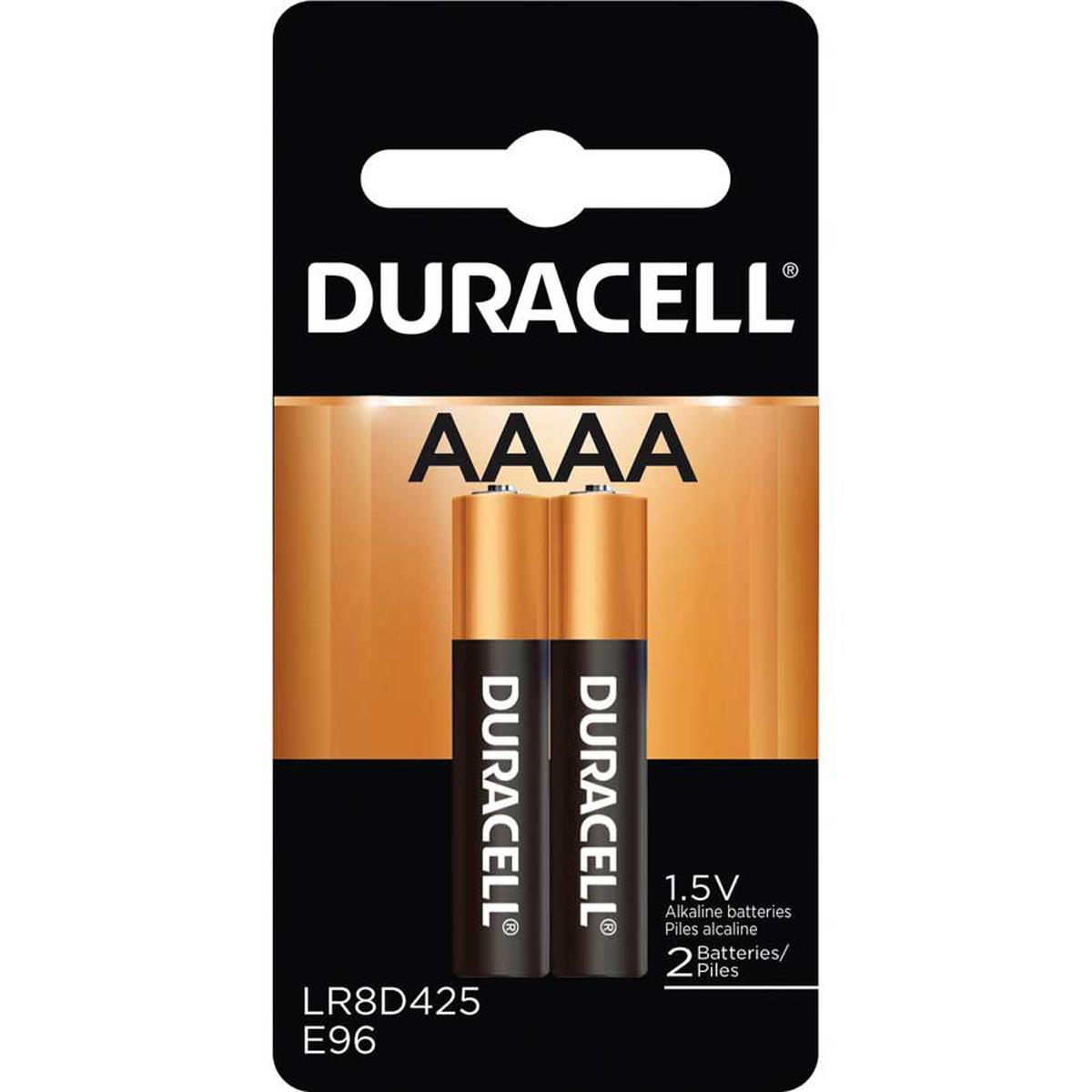 Image of Duracell Ultra MX2500B2 1.5V 625mAh AAAA Alkaline Batterry