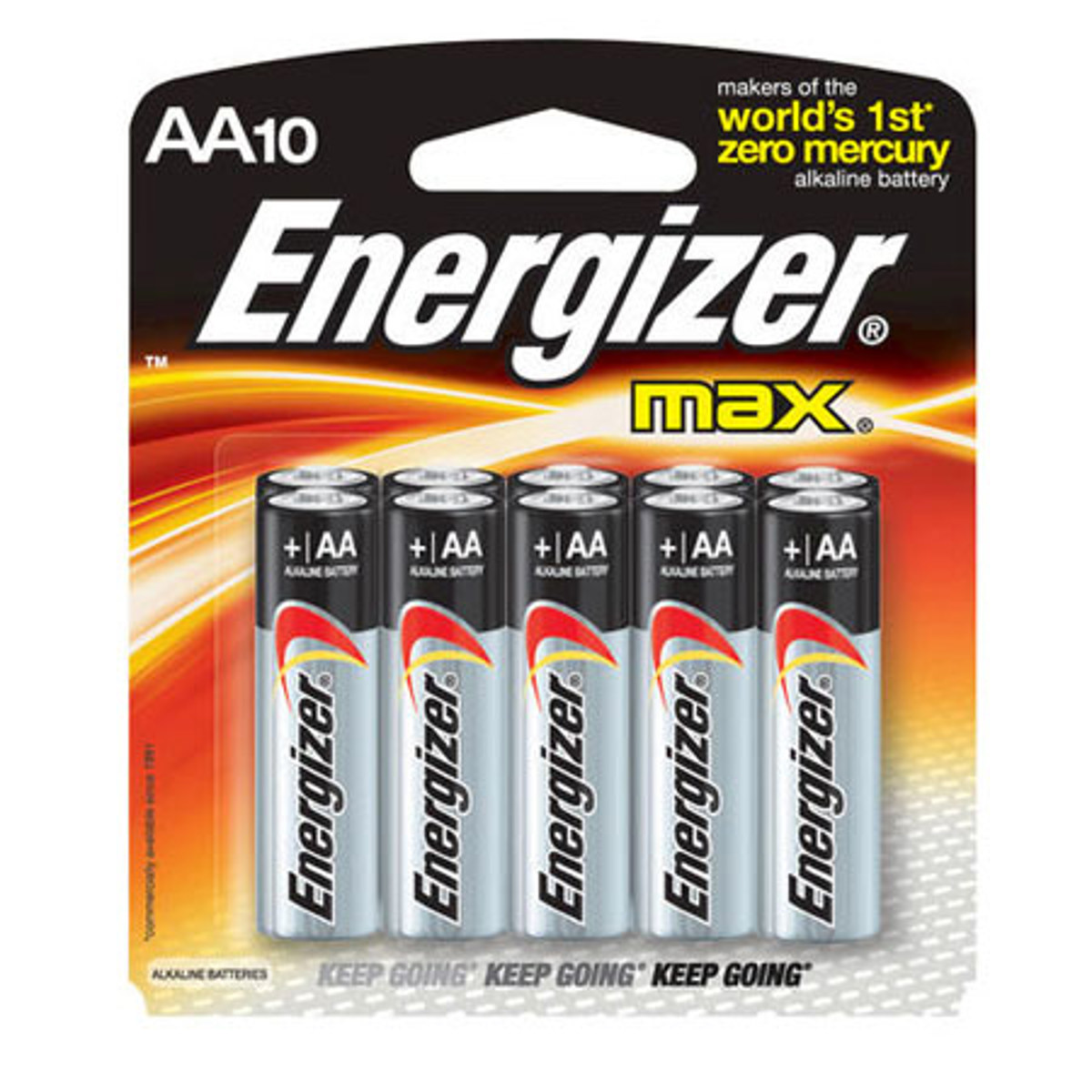 Image of Energizer Max AA 1.5V Alkaline Battery