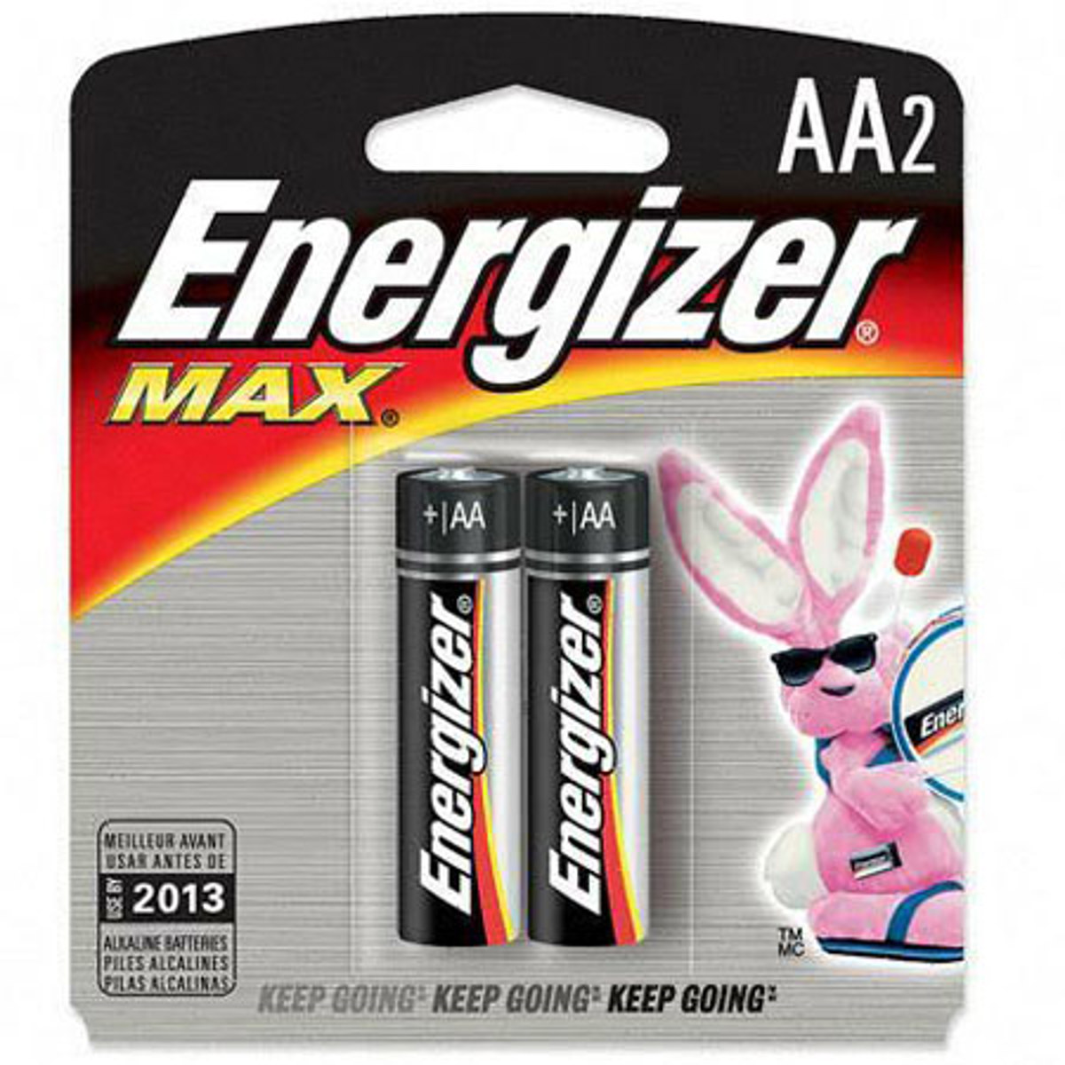 

Energizer MAX AA 1.5V Alkaline Battery, 2-Pack