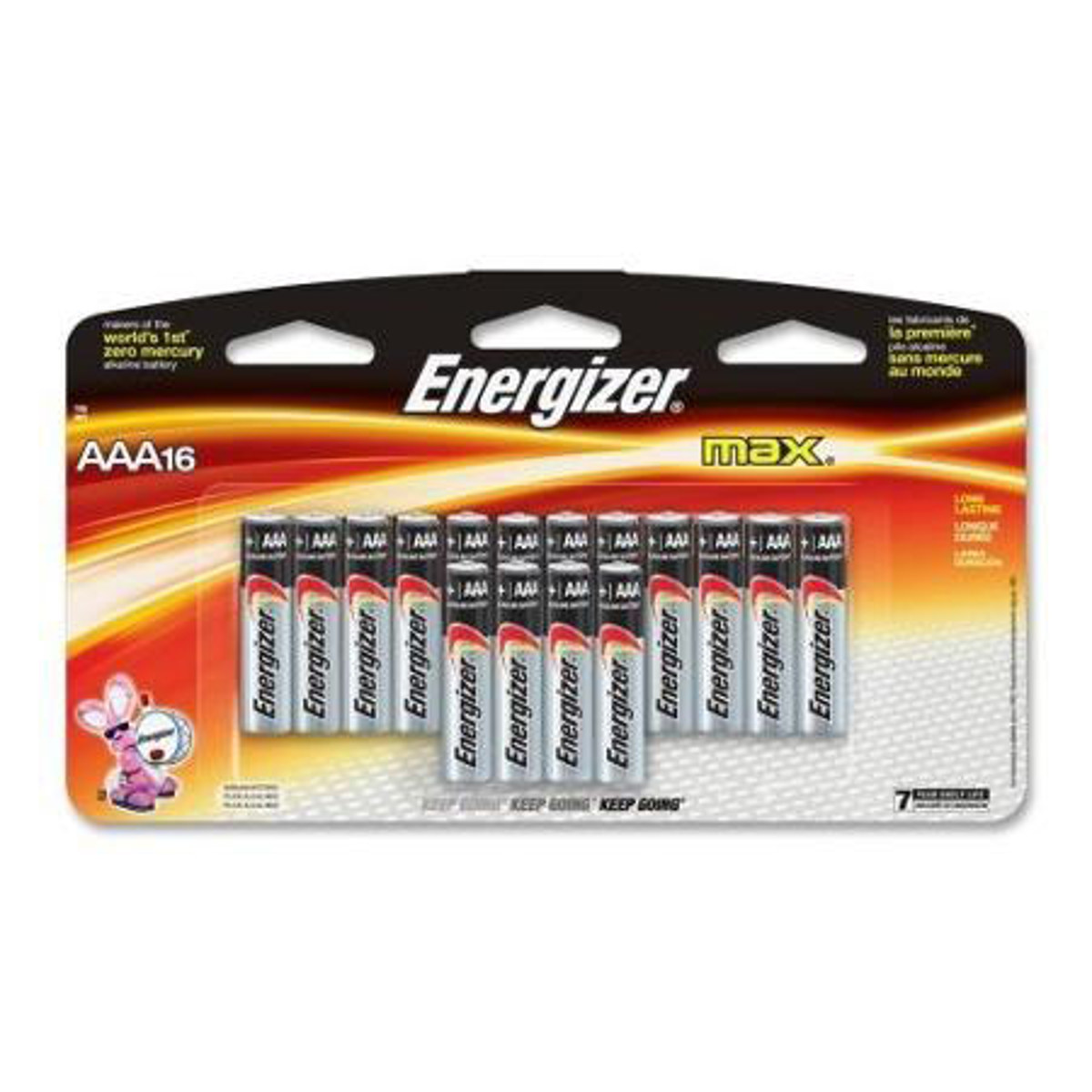 

Energizer Max AAA 1.5V Alkaline Battery, 16-Pack