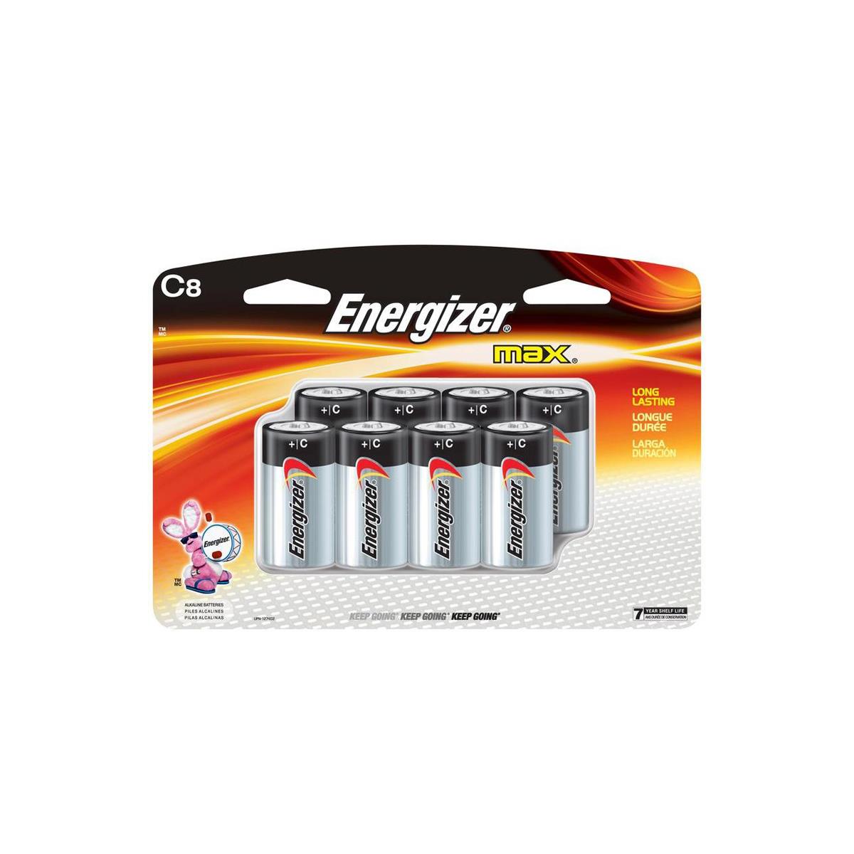 Image of Energizer MAX C 1.5V Alkaline Battery