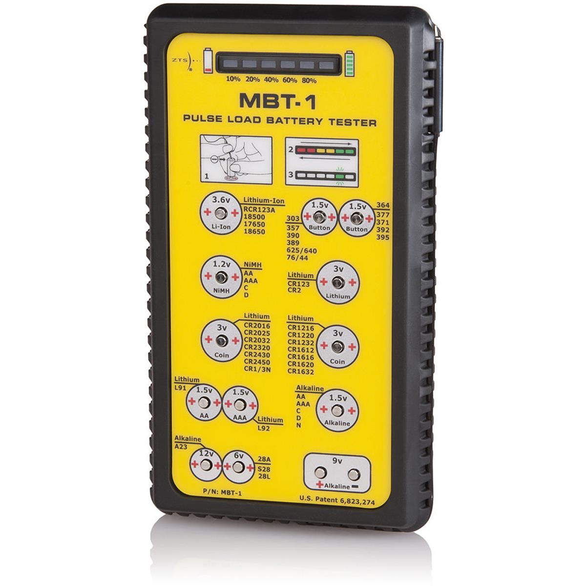 Image of ZTS Inc. MBT-1 Multi-Battery Tester for More than 30 Different Battery Types