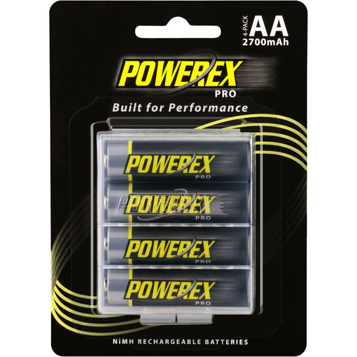 

Maha Powerex PRO AA 1.2V 2700mAh Rechargeable NiMH Batteries, 4-Pack
