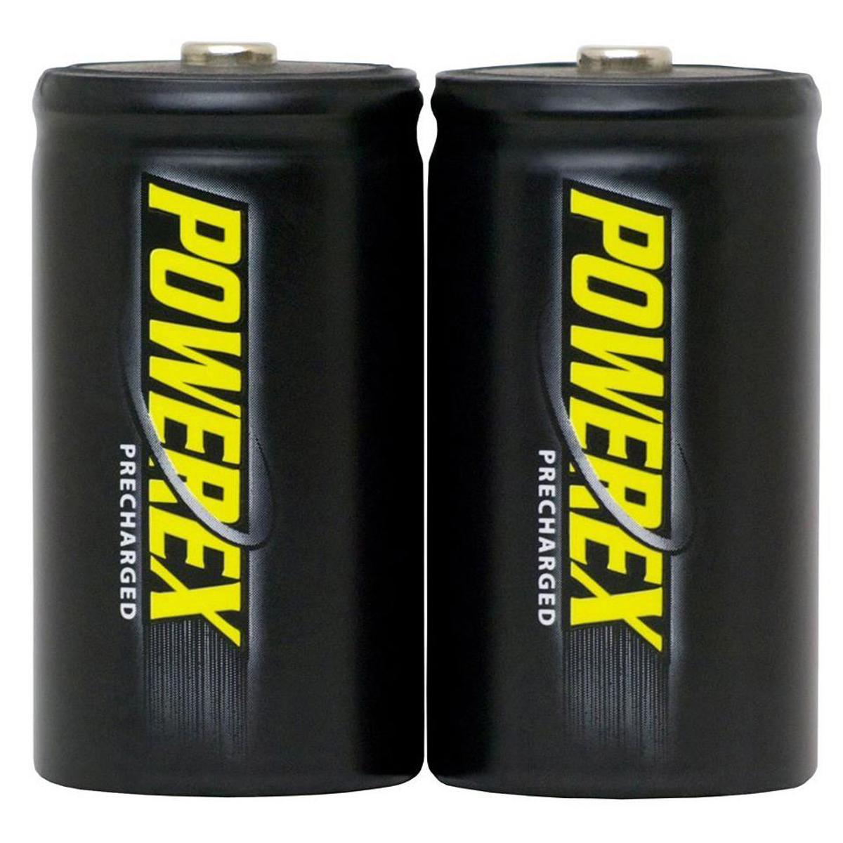 

Maha Powerex Precharged 1.2V 10000mAh Rechargeable D NiMH Battery, 2-Pack