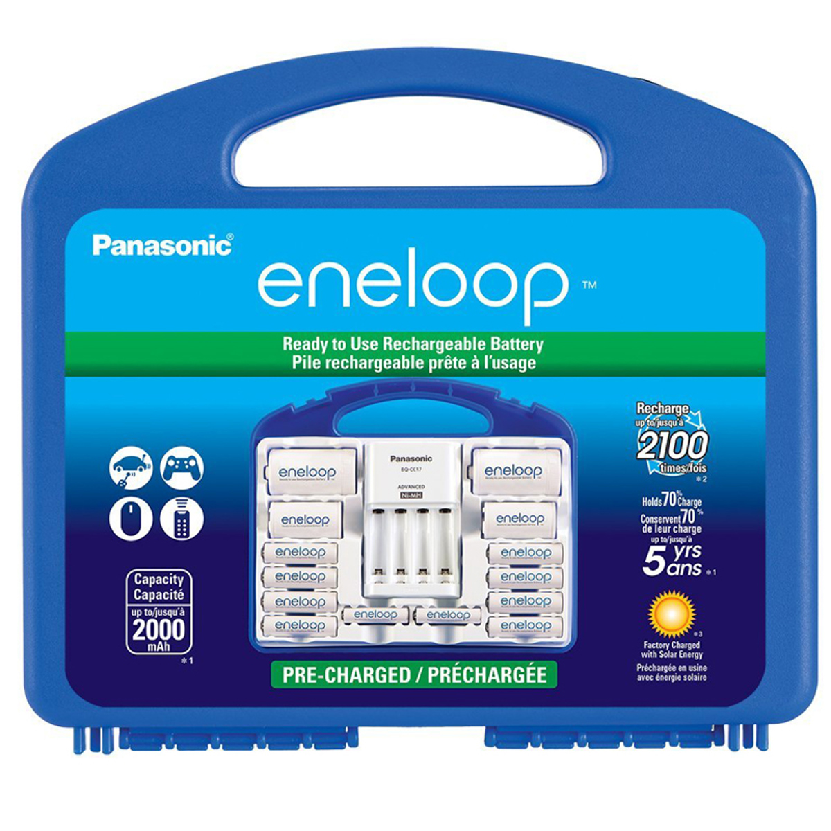 Image of Panasonic Eneloop 2100 Cycles Power Pack Starter Kit