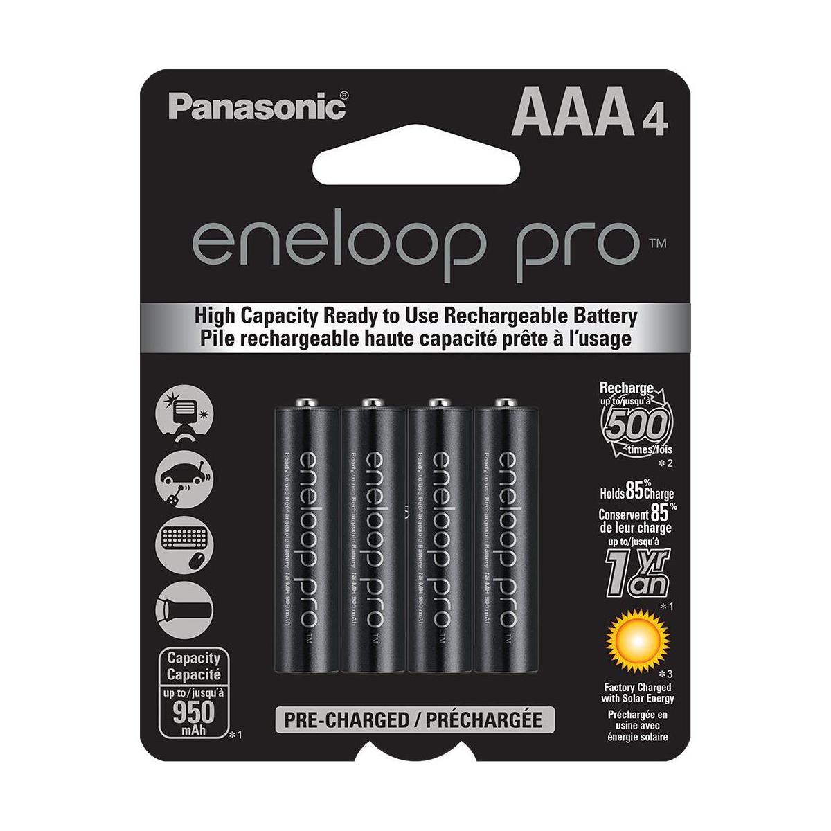 Image of Panasonic Eneloop Pro AAA 1.2V 950mAh Rechargeable NiMH Battery