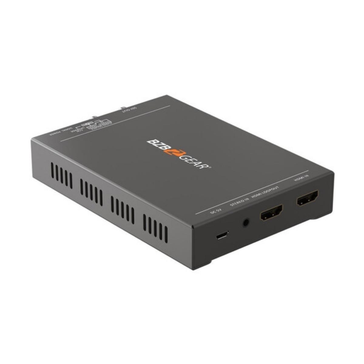 

BZB GEAR BG-4KHS 4K HDMI to 12G-SDI Converter with HDMI Loop-Out, Audio Embedder