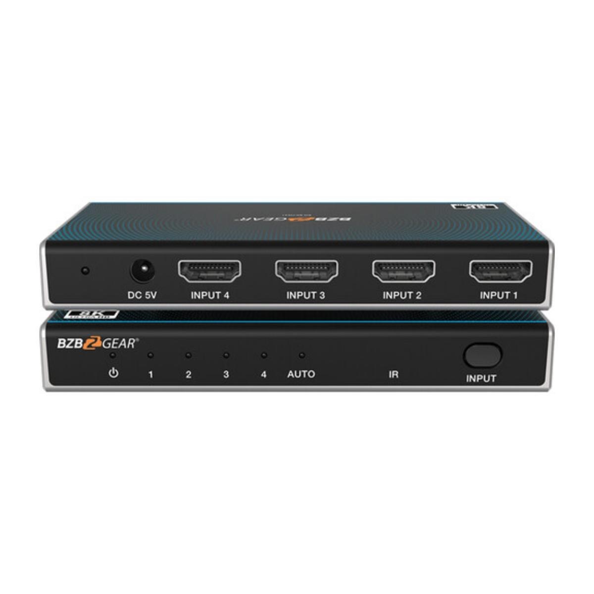 

BZB GEAR BG-8K-HS41 4x1 8K 48Gbps HDMI 2.1 Switcher