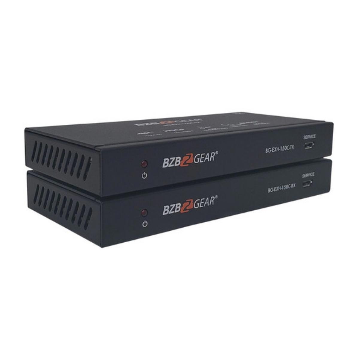 

BZB GEAR BG-EXH-150C 4K 18Gbps HDMI HDBaseT Long Range Extender Kit, 490' Range