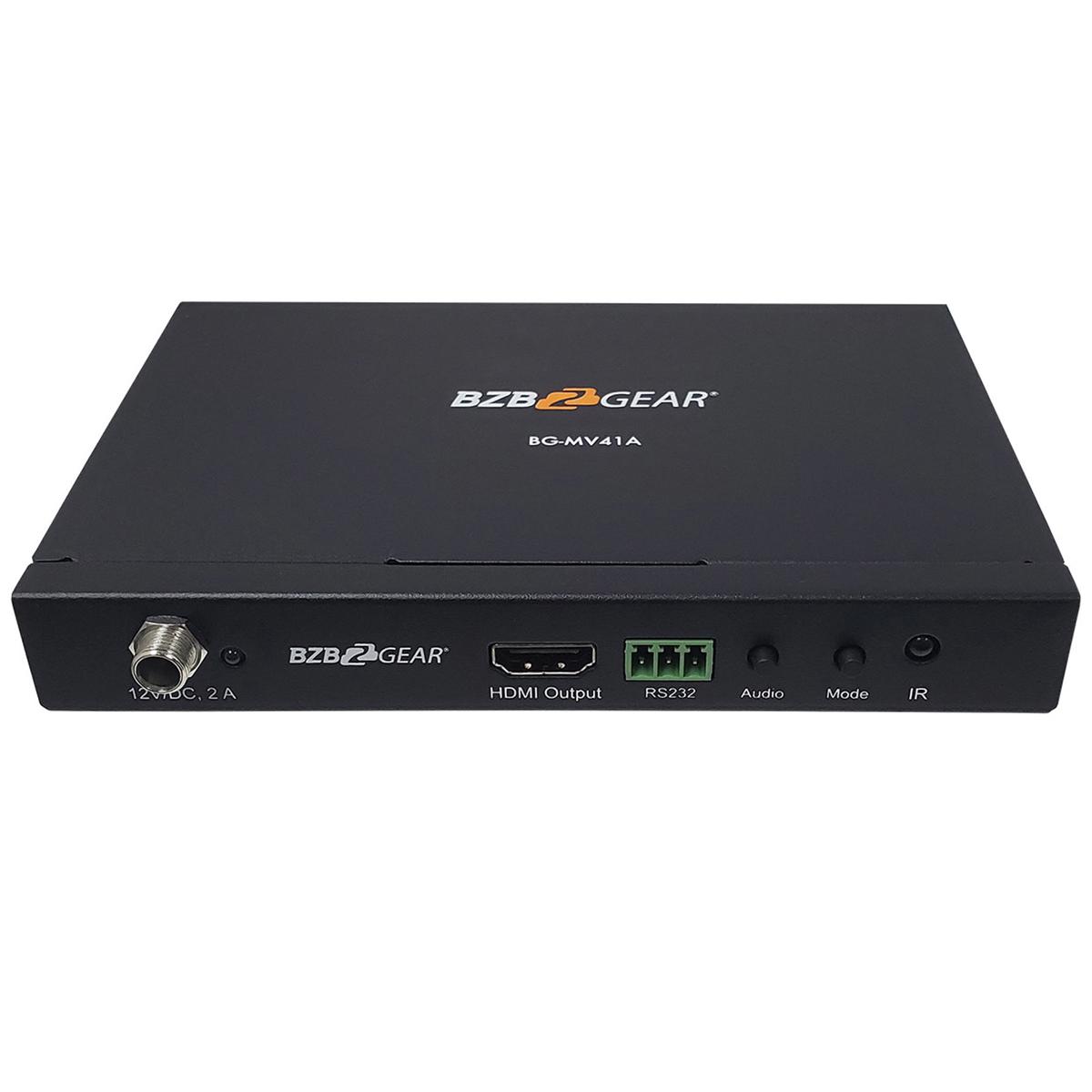 

BZB GEAR BZBGEAR BG-MV41A 4x1 Multiviewer with Scaler Supporting Multi Output Resolutions