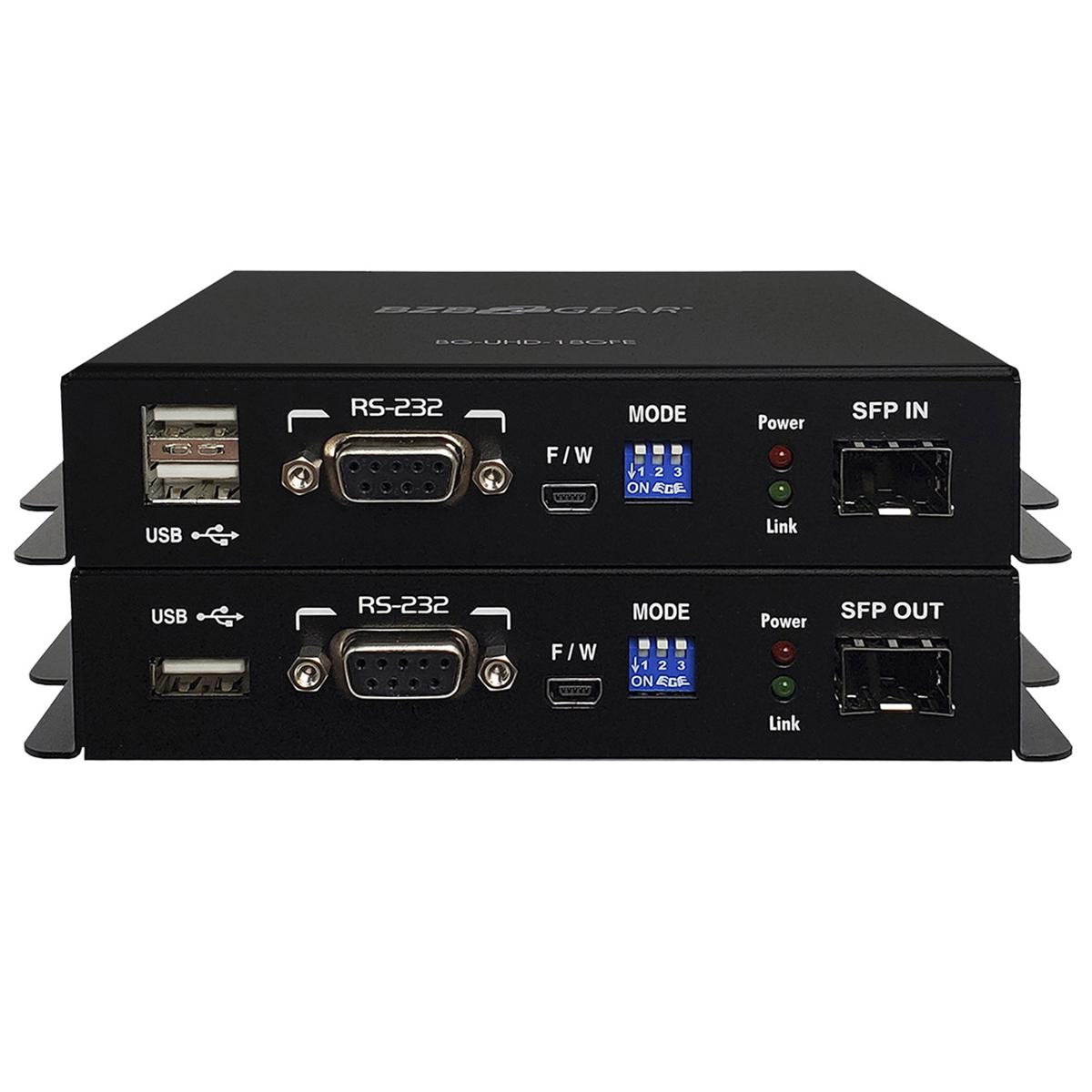 

BZB GEAR BZBGEAR BG-UHD-18GFE 4K HDMI USB KVM Extender Kit, HDR, 2-Way IR, RS-232