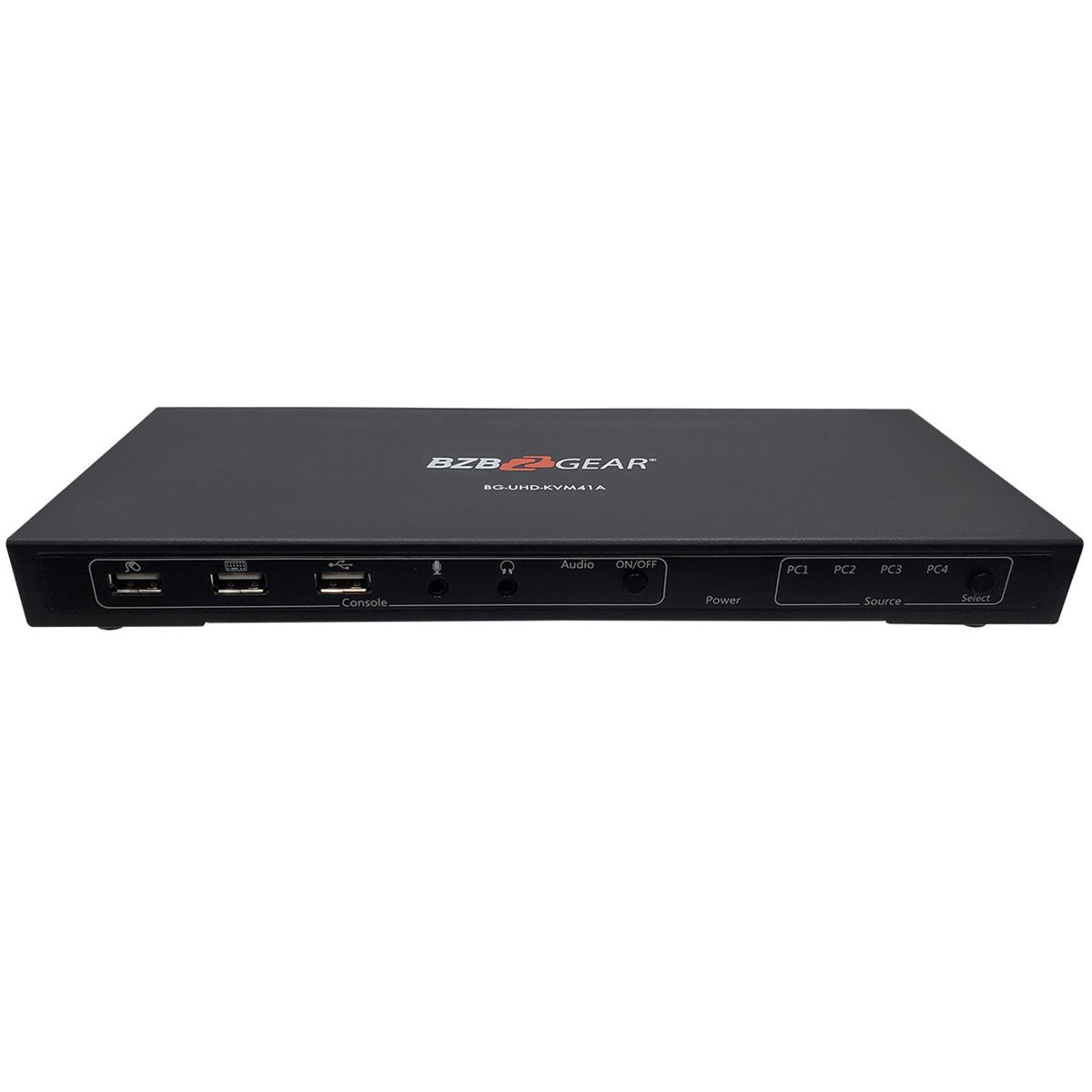 

BZB GEAR BZBGEAR BG-UHD-KVM41A 4x1 KVM Switcher with USB2.0 Ports for Peripherals