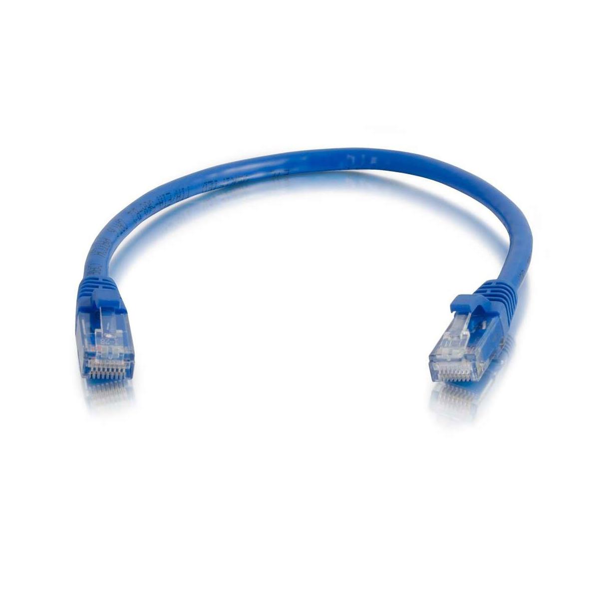 

C2G 6in Cat6 Snagless Ethernet Cable-Blue