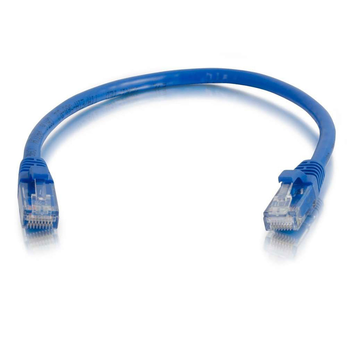 Photos - Other for Computer C2G 6in Cat6 Snagless Ethernet Cable-Blue 00952 