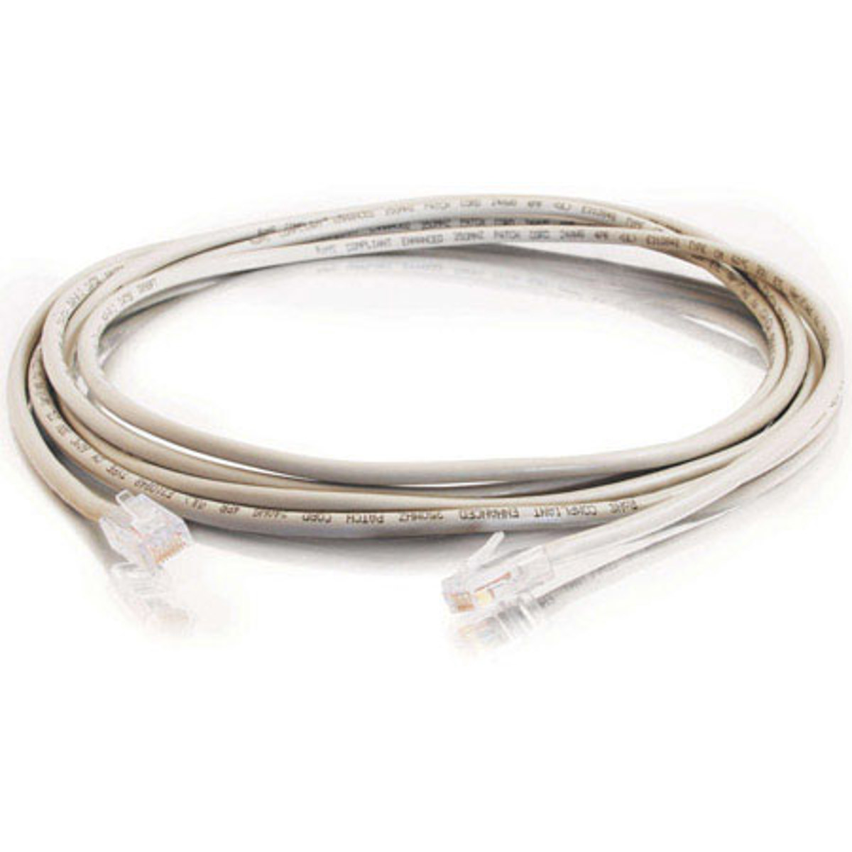 

C2G (Cables to Go) Cat5E Stranded Snagless Patch Cable, USA-Made, 1' - Gray