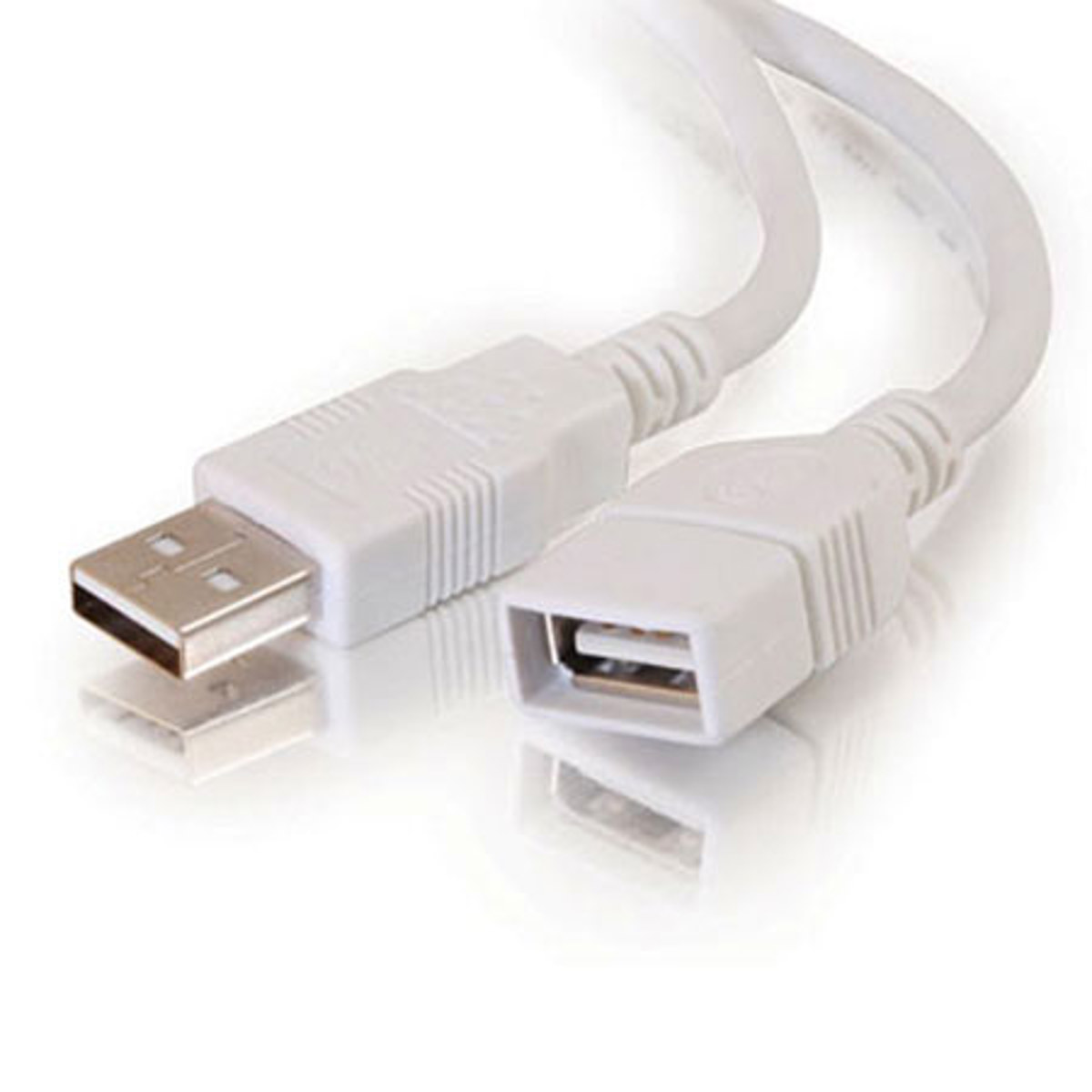 Photos - Other for Computer C2G Cables to Go 3m  USB 2.0 A Male to A Female Extension Cable, Whi (9.8')