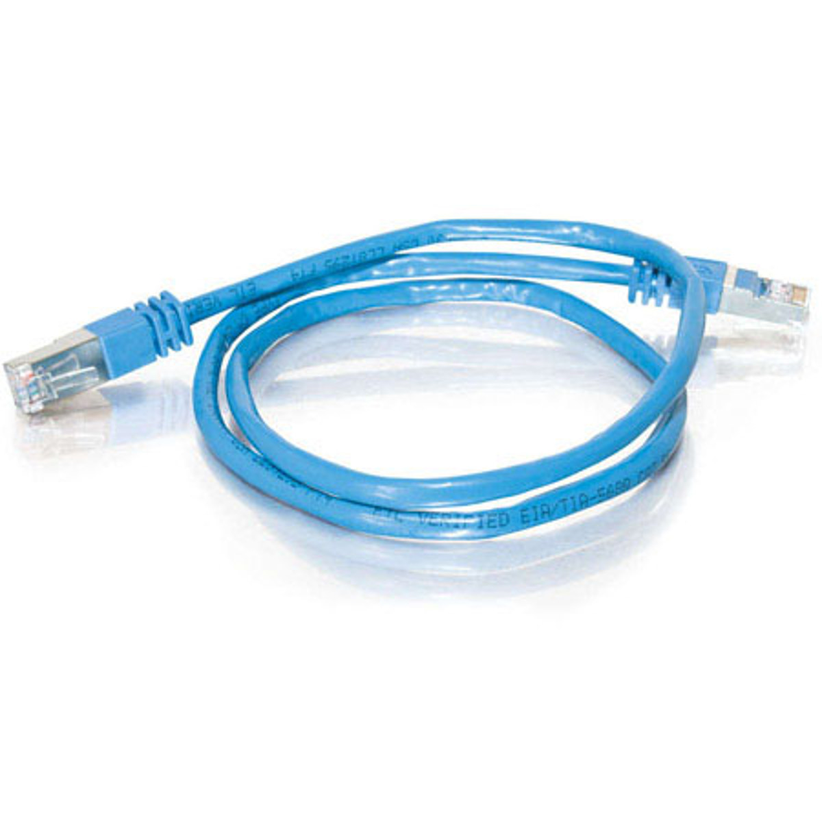 Photos - Other for Computer C2G Cables to Go 7' Cat5e Molded Shielded Network Patch Cable, Blue 27251 