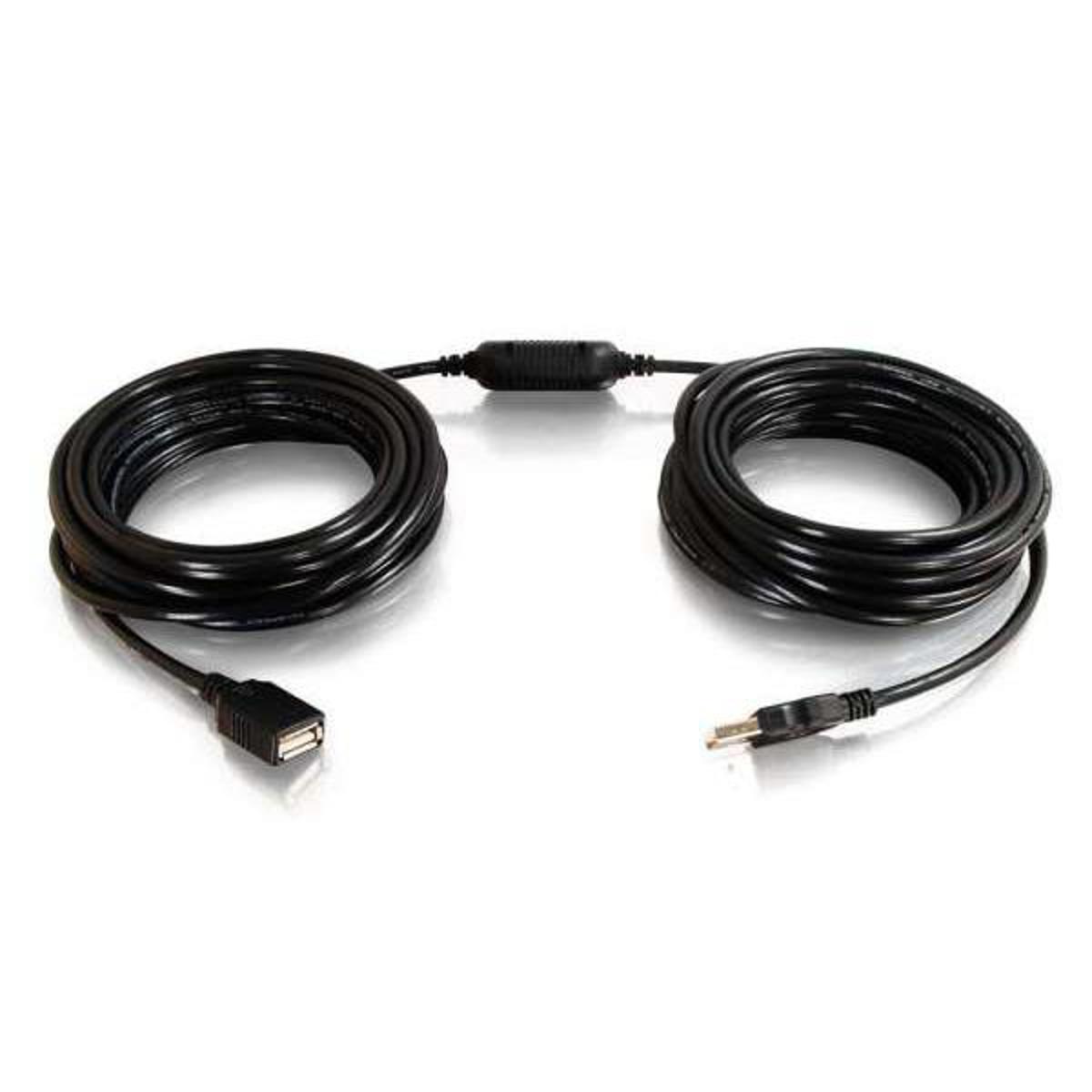 Image of C2G 25ft USB Active Extension Cable-USB 2.0 A Male to Female