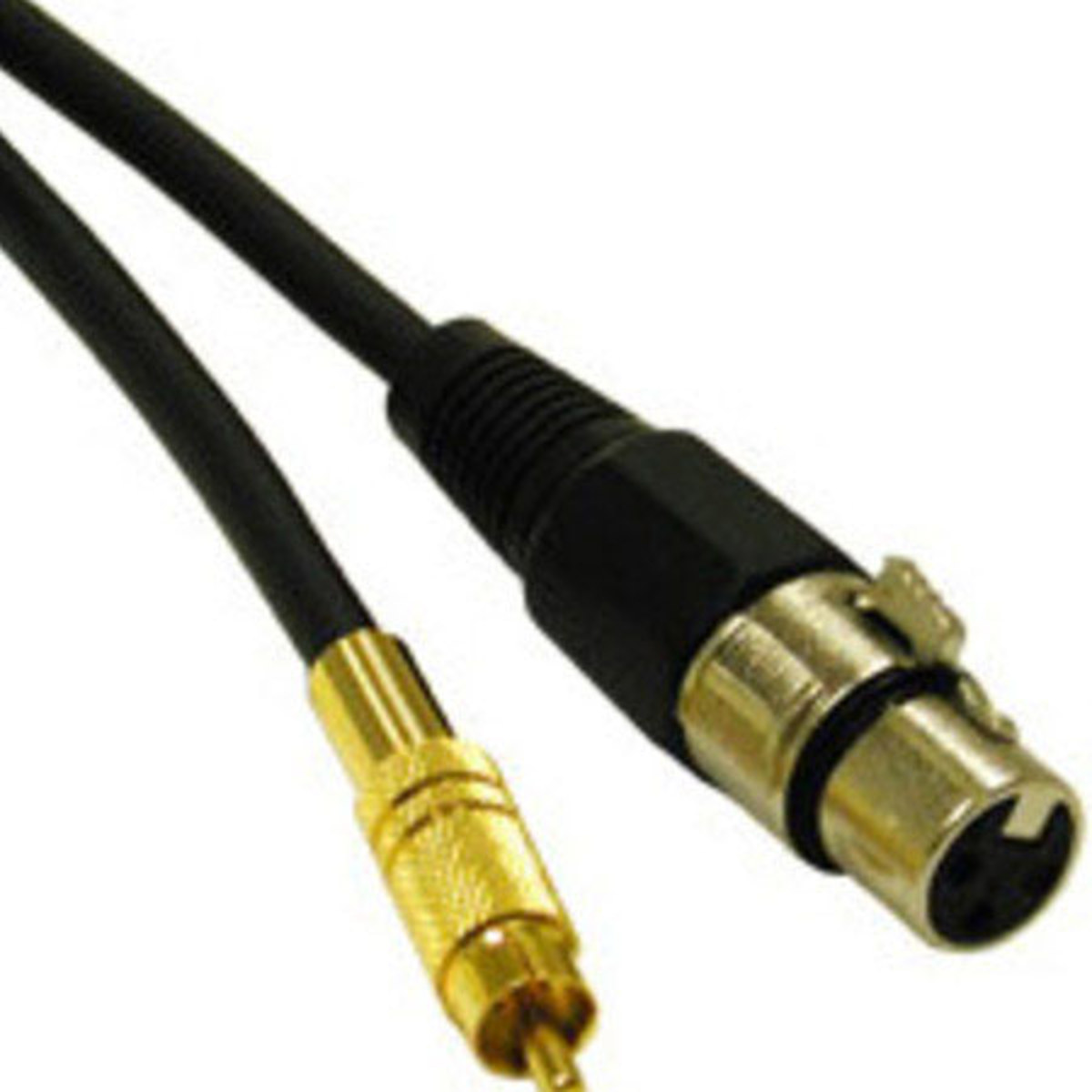 Image of C2G Cables to Go 3' Pro-Audio XLR Female to RCA Male Cable