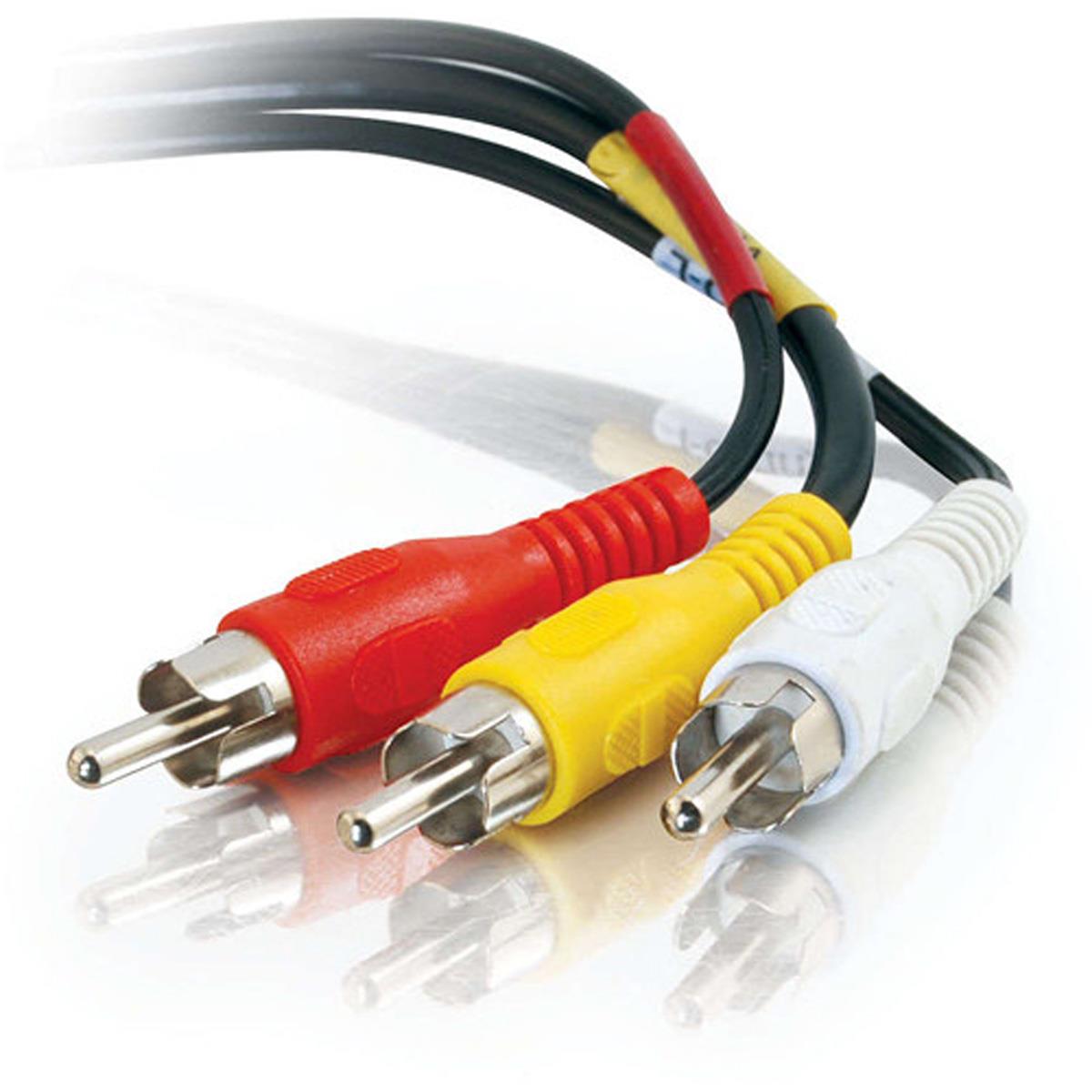 Image of C2G Value 12' Composite Video &amp; Stereo Audio Cable