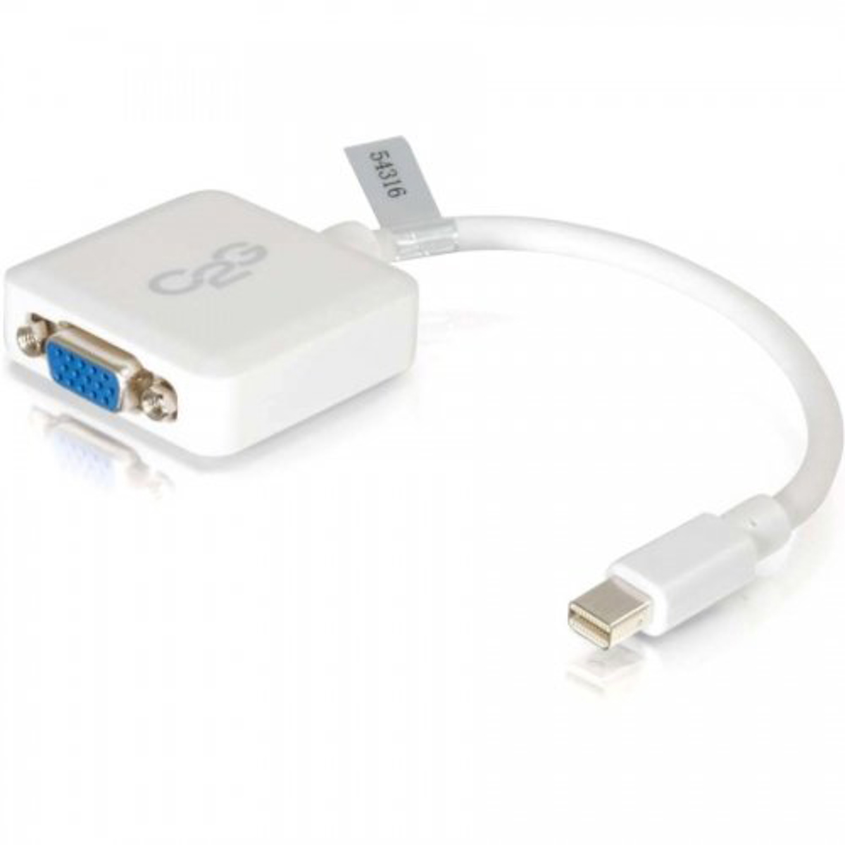 

C2G 8in Mini DisplayPort Male to VGA Female WHT