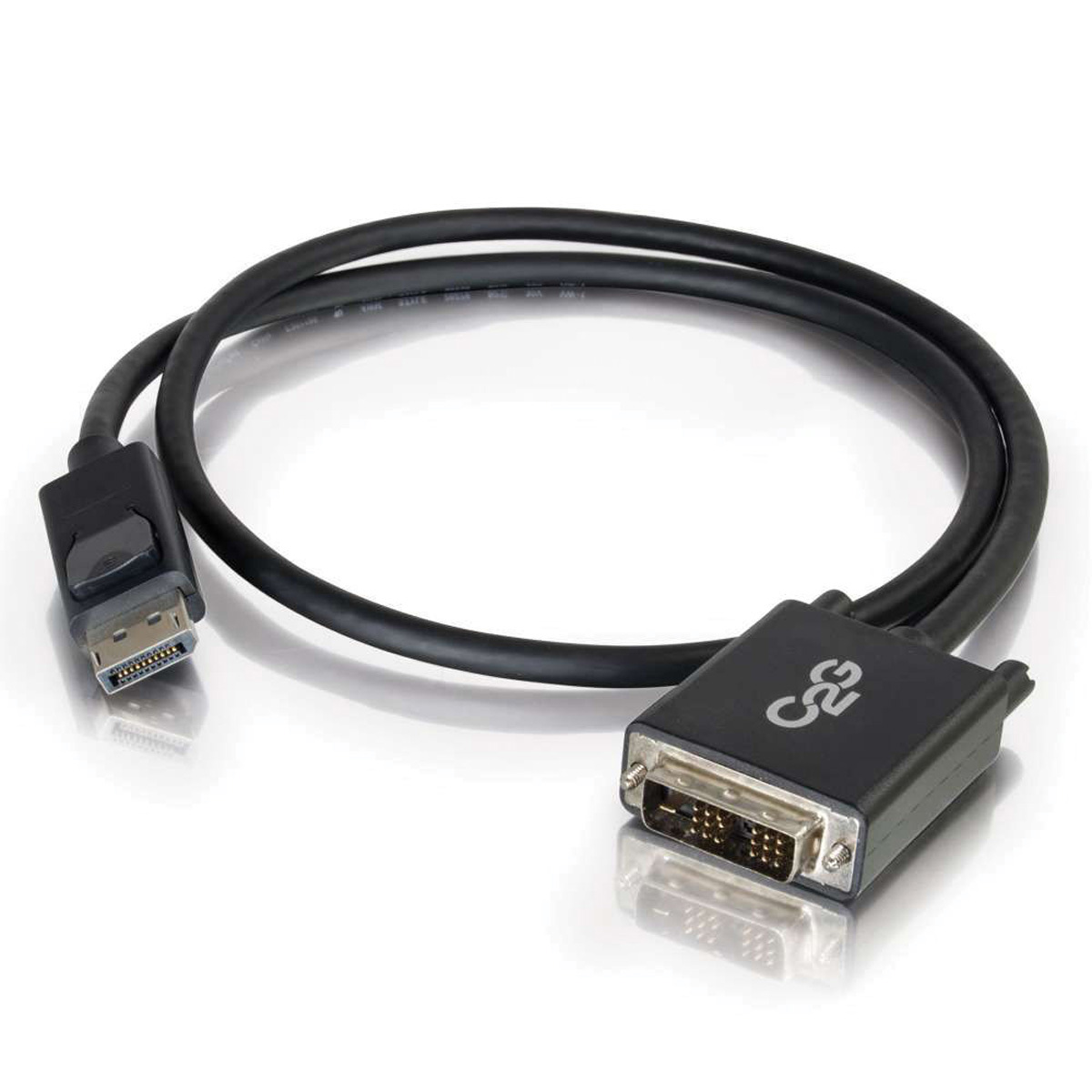 

C2G 6ft DisplayPort Male to Single Link DVI-D Male Adapter Cable - Black