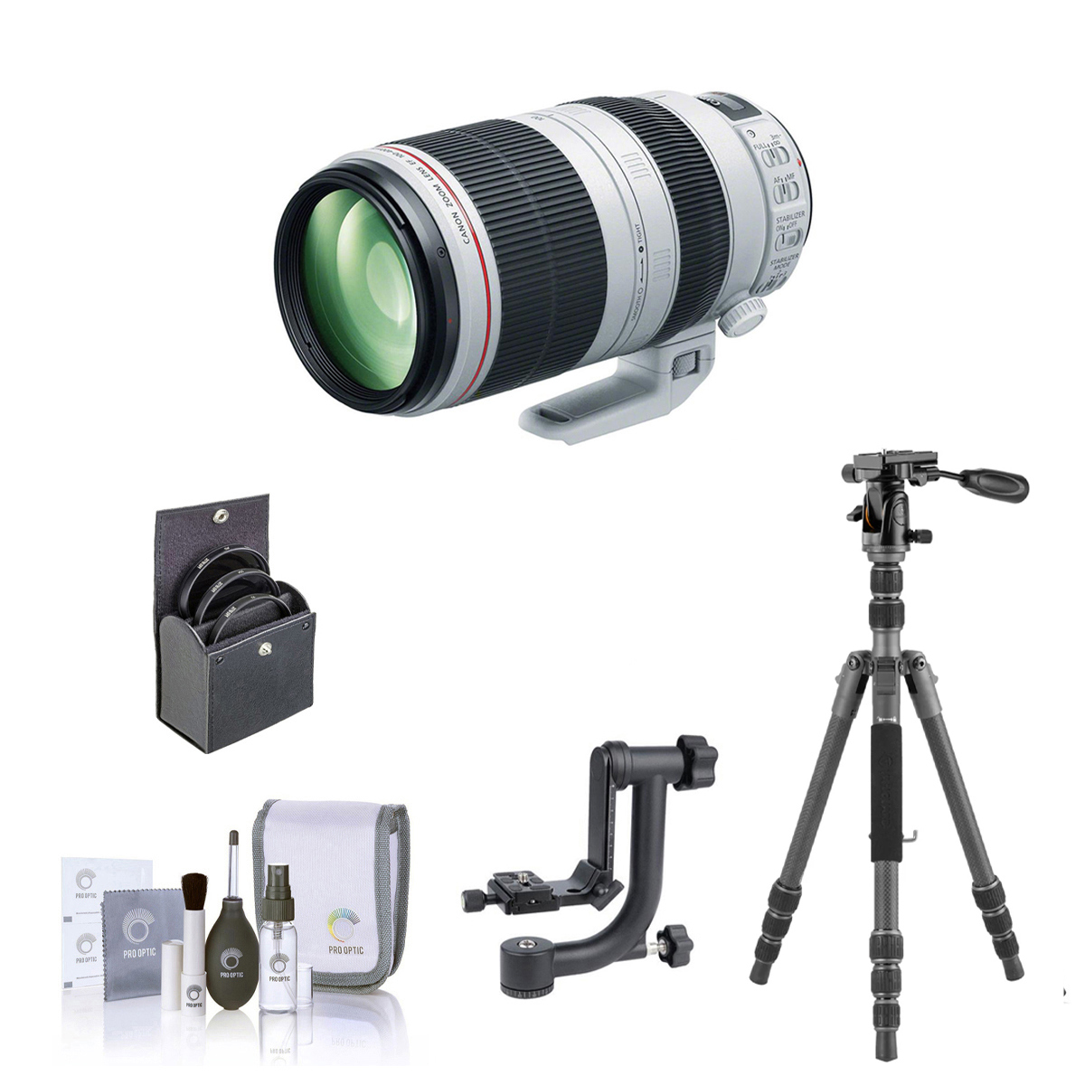 

Canon EF 100-400mm f/4.5-5.6L IS II USM Lens with Tripod Kit