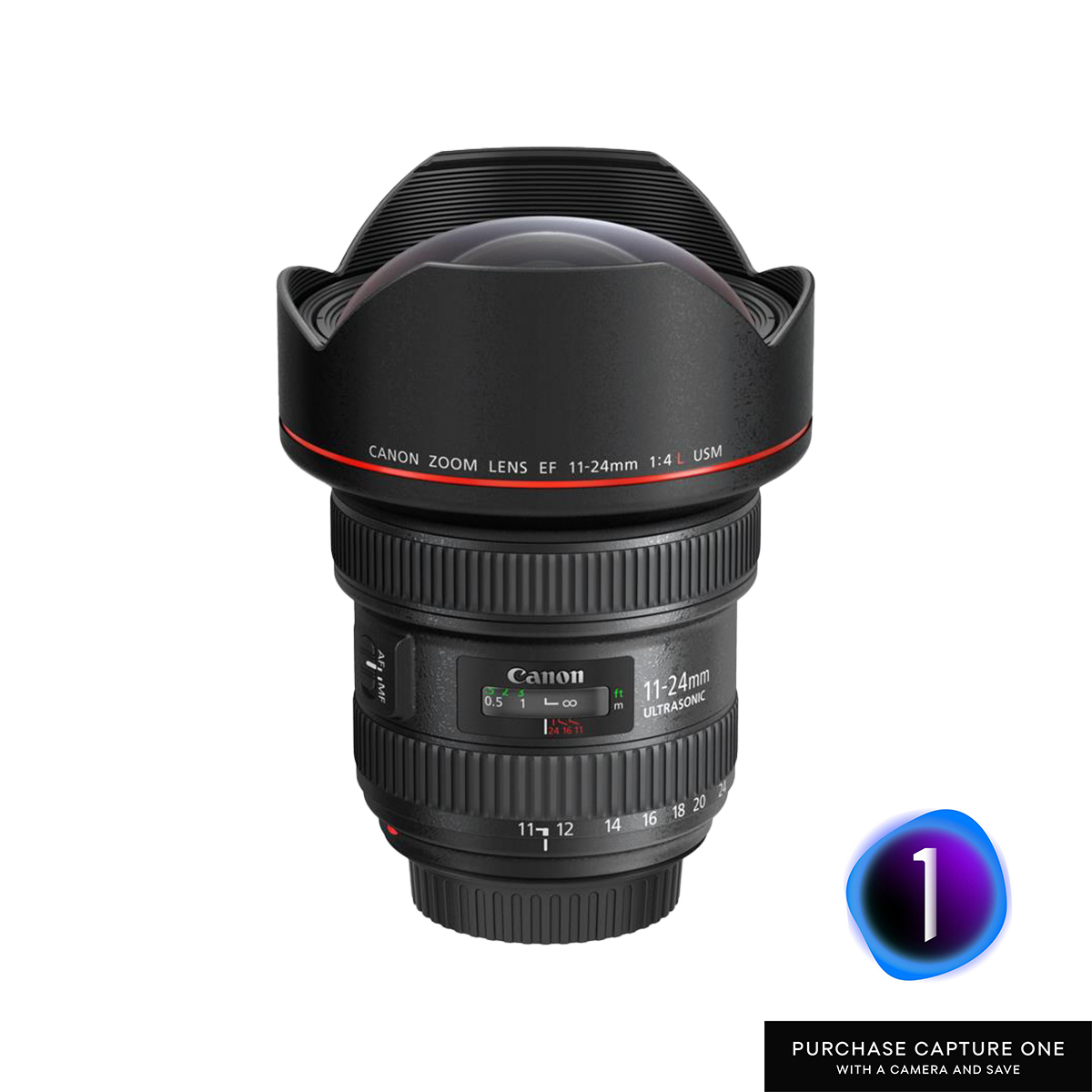 

Canon EF 11-24mm f/4L USM Lens with Capture One Pro Photo Editing Software