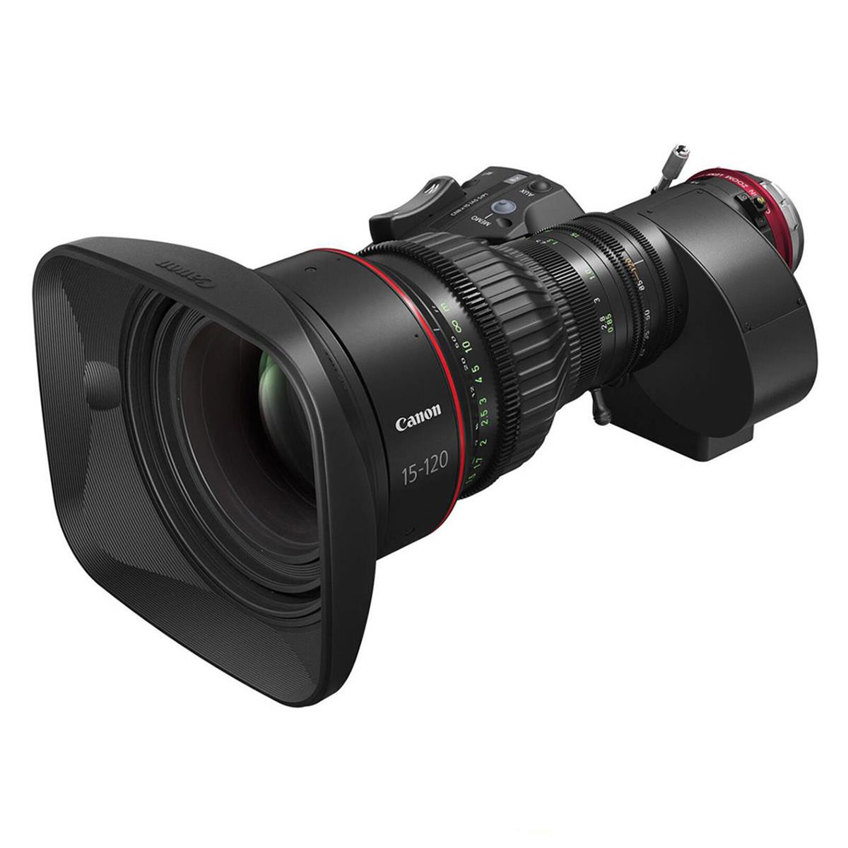 Image of Canon CINE-SERVO 15-120mm T2.95-3.95 Zoom Lens with Servo Kit for Canon EF