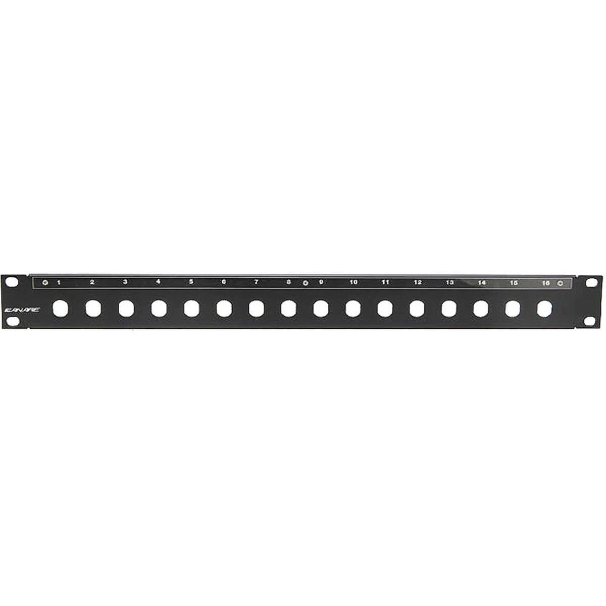 

Canare 1RU A/V Bulkhead Panel, Unloaded Patch / DD-mount