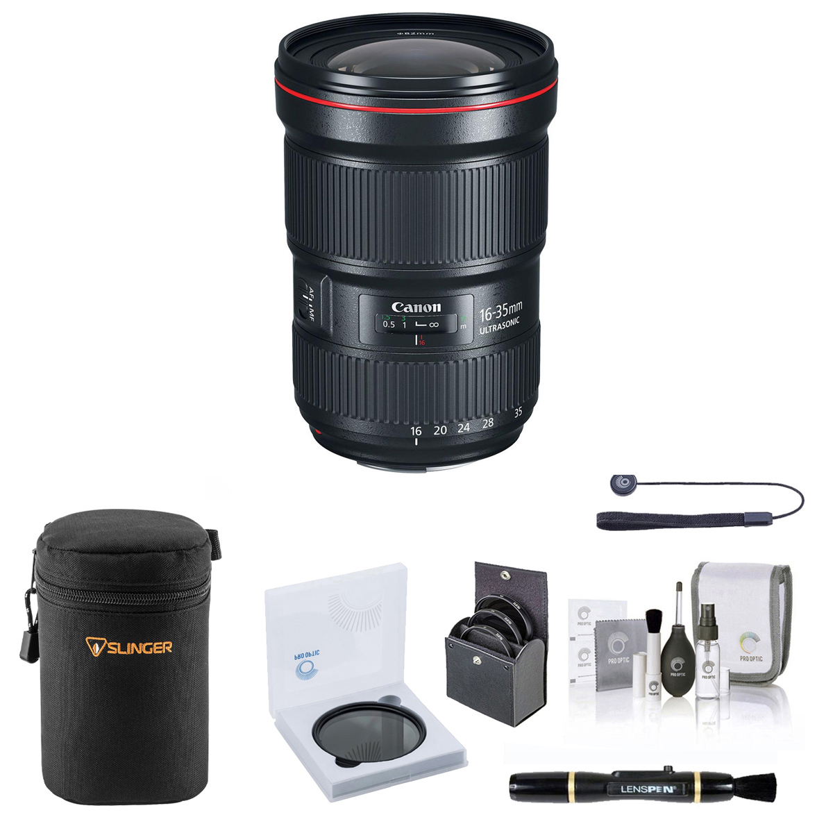 

Canon EF 16-35mm f/2.8L III USM Lens with Essential Accessories Kit