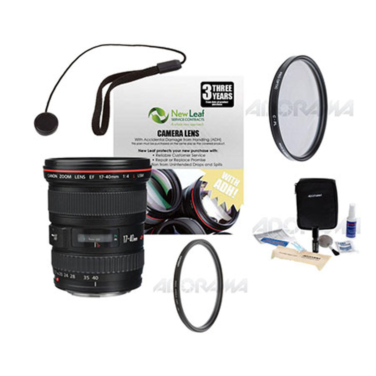 

Canon EF 17-40mm f/4L USM Lens with Premium Accessories Kit