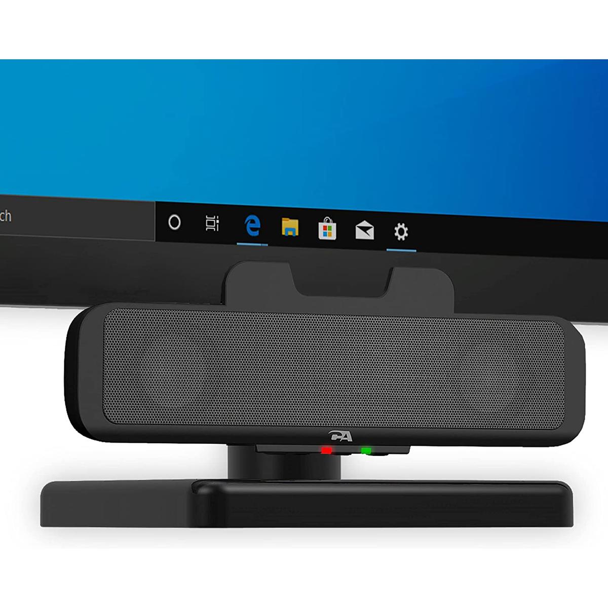 

Cyber Acoustics CA-2890BT USB & Bluetooth Speaker Bar w/Integrated Monitor Mount