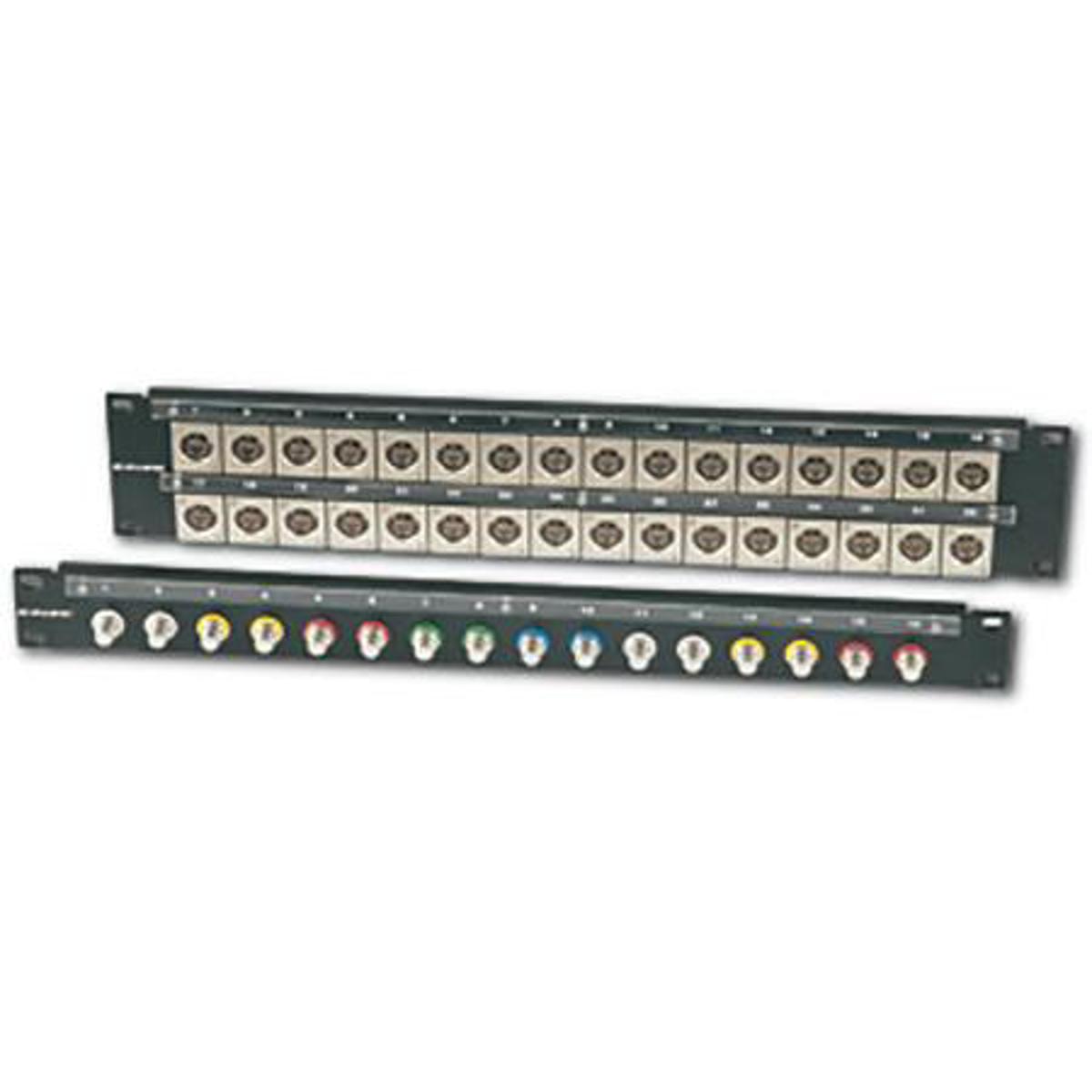 

Canare 2RU A/V Bulkhead Panel, 32 Standoff FJ-JR Type Connectors
