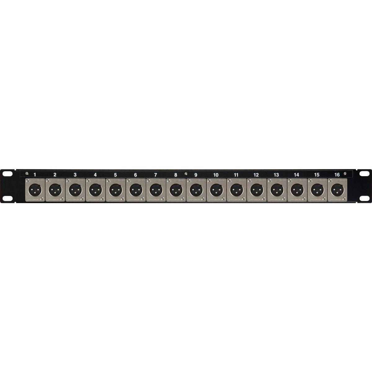 

Canare 2RU A/V Bulkhead Panel, 32 Flush Mount XLR3-32F77 Type Connectors