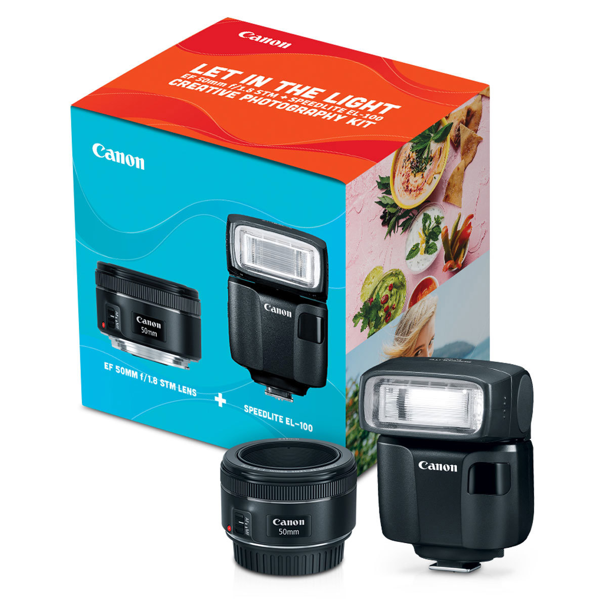 

Canon Creative Photography Kit with EF 50mm f/1.8 STM Lens and Speedlite EL-100