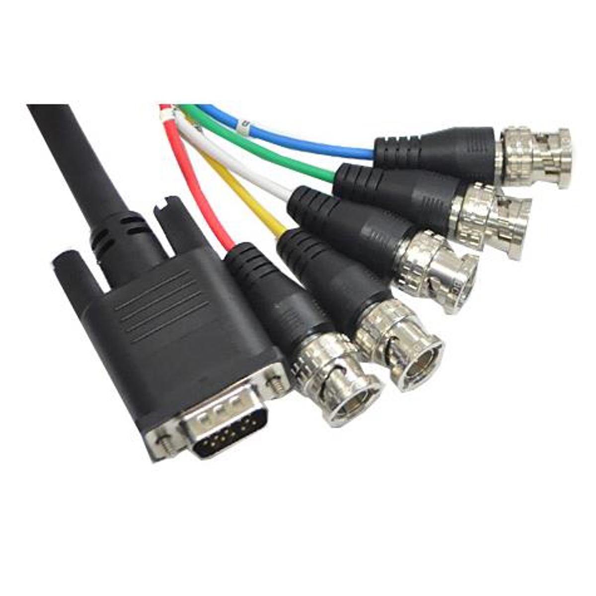 

Canare VGA Cable Assembly DsubHD15 (M) to BNC (M), 3m