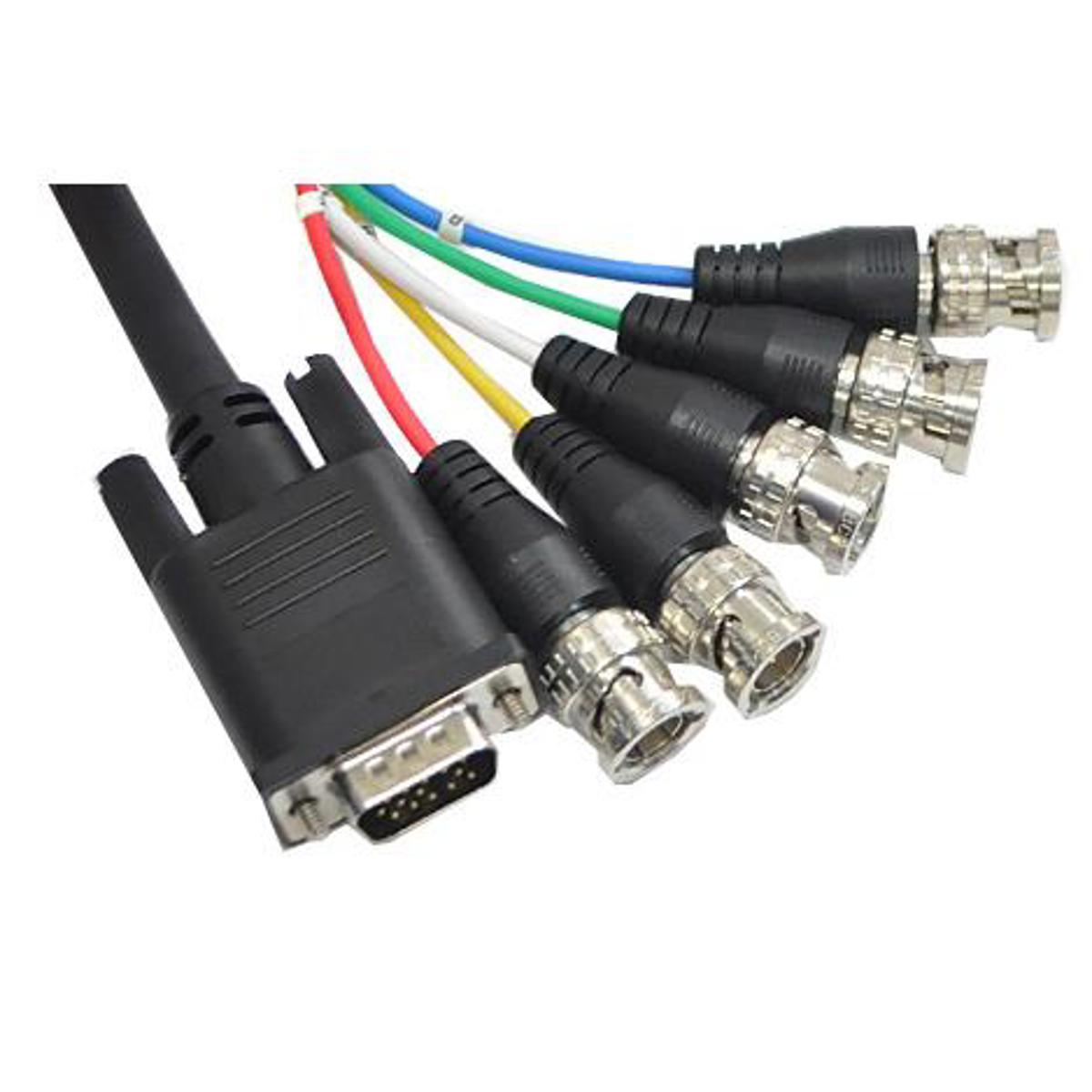 

Canare VGA Cable Assembly DsubHD15 (M) to BNC (F), 5m