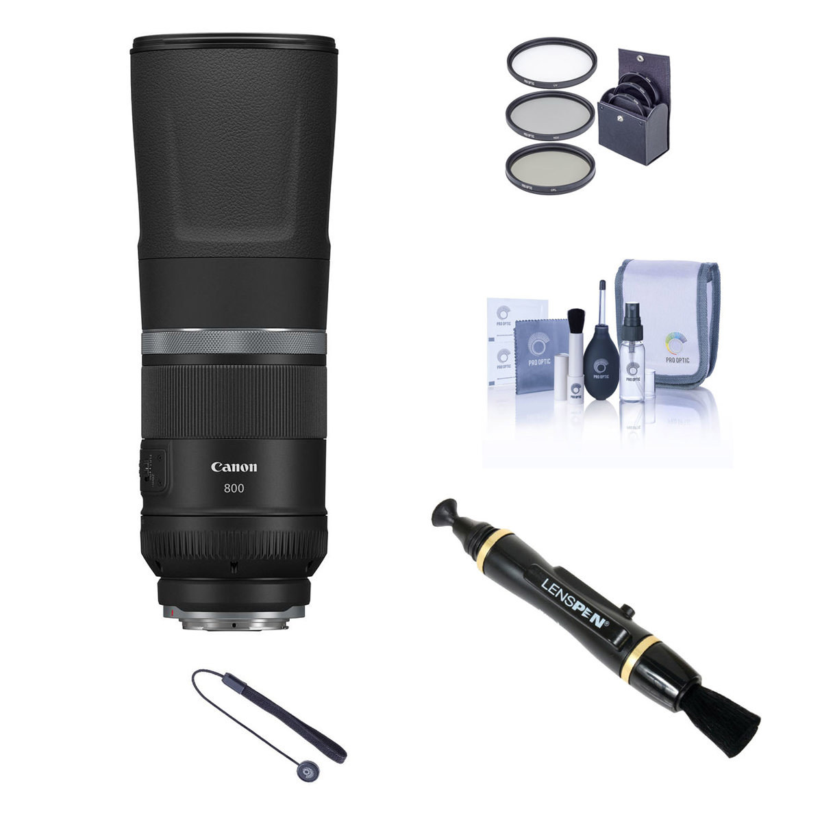

Canon RF 800mm f/11 IS STM Lens with Accessories Kit