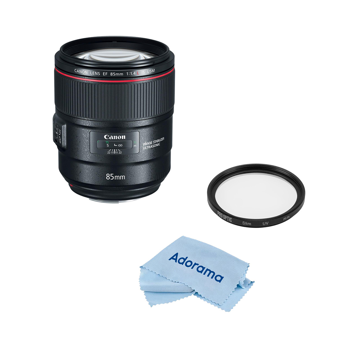 

Canon EF 85mm f/1.4L IS USM Lens with Accessories Kit