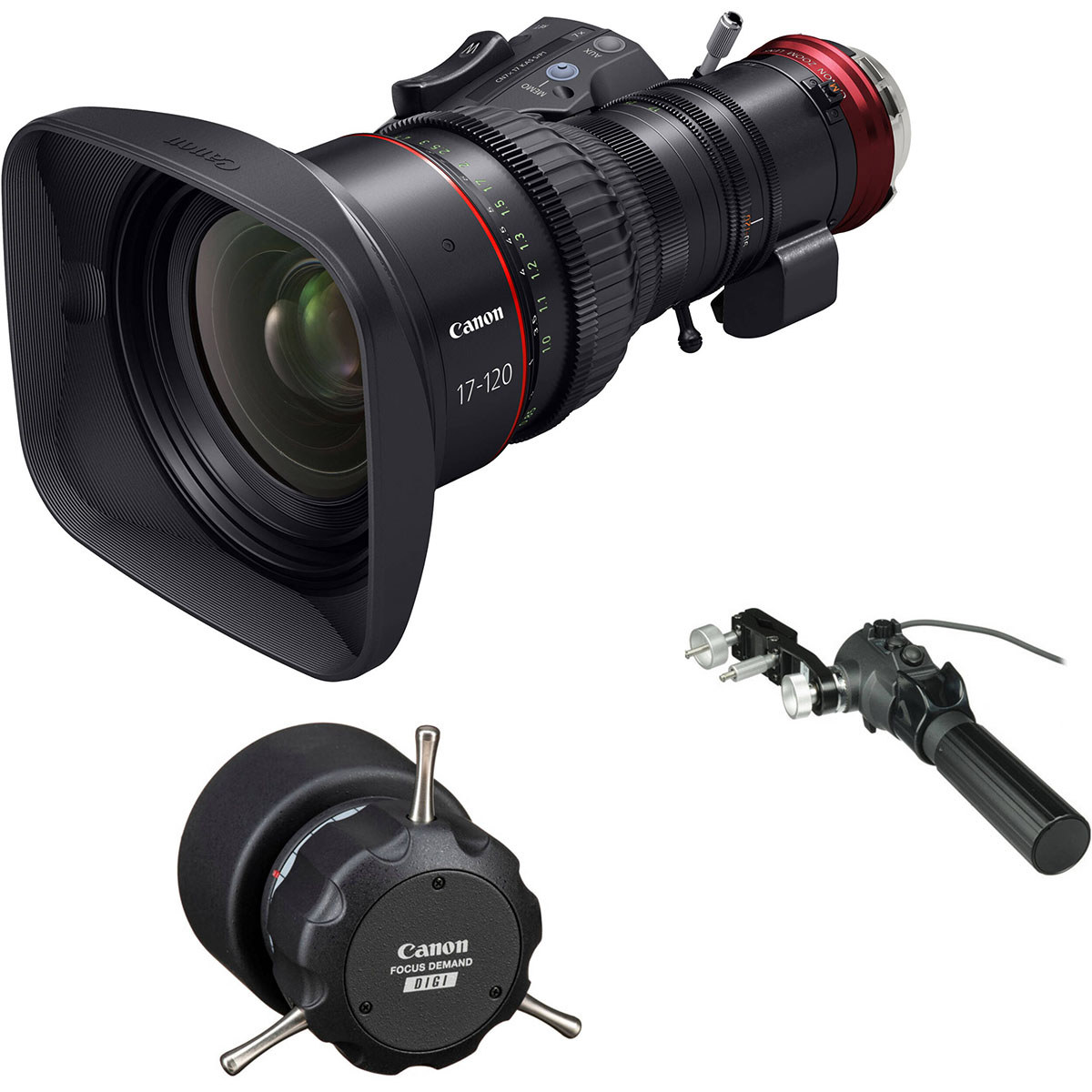 

Canon CINE-SERVO 17-120mm T2.95-3.9 Lens with SS-41-IASD Kit for Canon EF