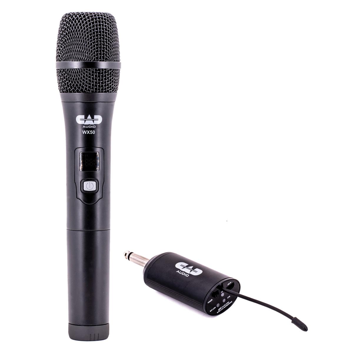 

CAD Audio WX50 UHF Wireless Handheld Microphone System, Band A: 500-599MHz
