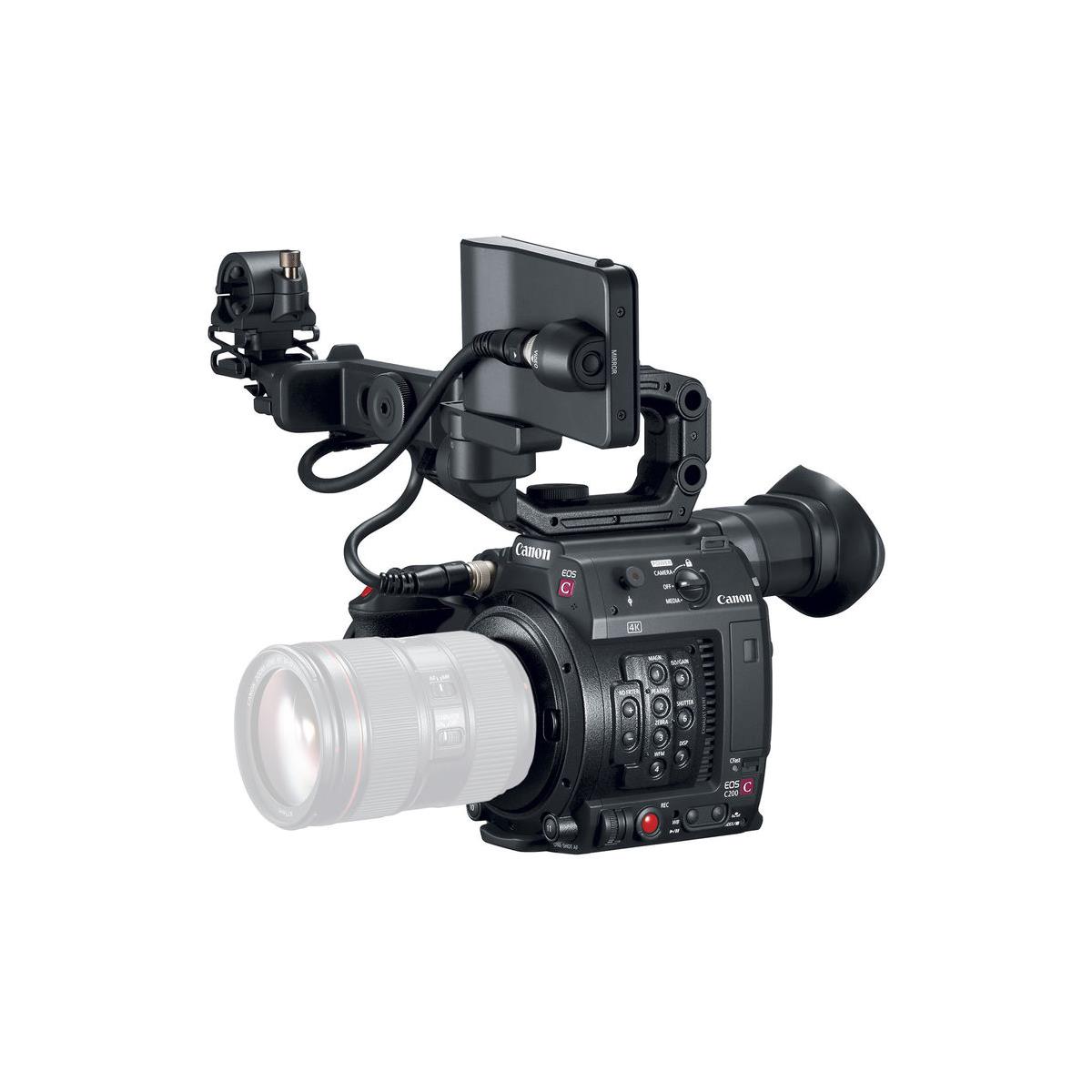 Image of Canon EOS C200 EF Cinema Camcorder Body with Touch Screen LCD