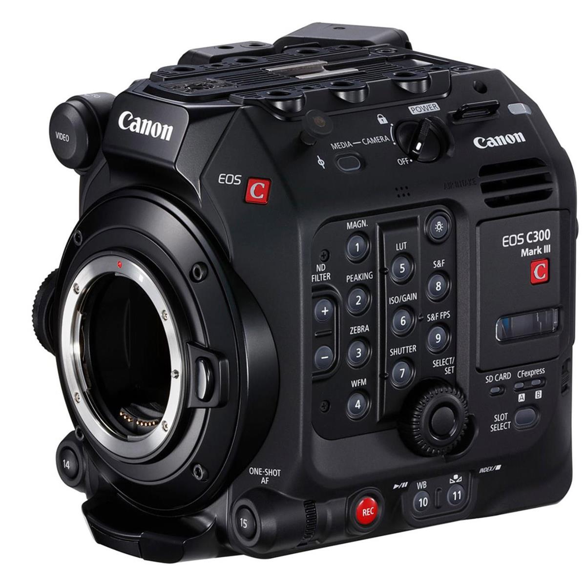 Image of Canon EOS C300 Mark III Digital Cinema EF Camera Body