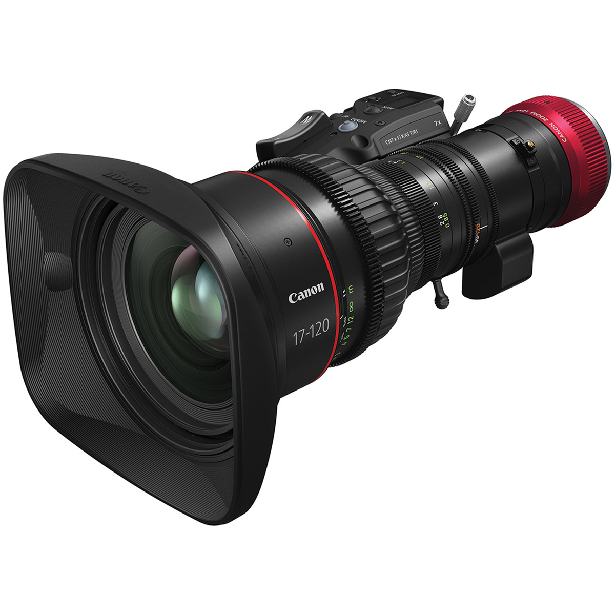 

Canon CINE-SERVO 17-120mm T2.95-3.9 Cinema Lens for Canon RF