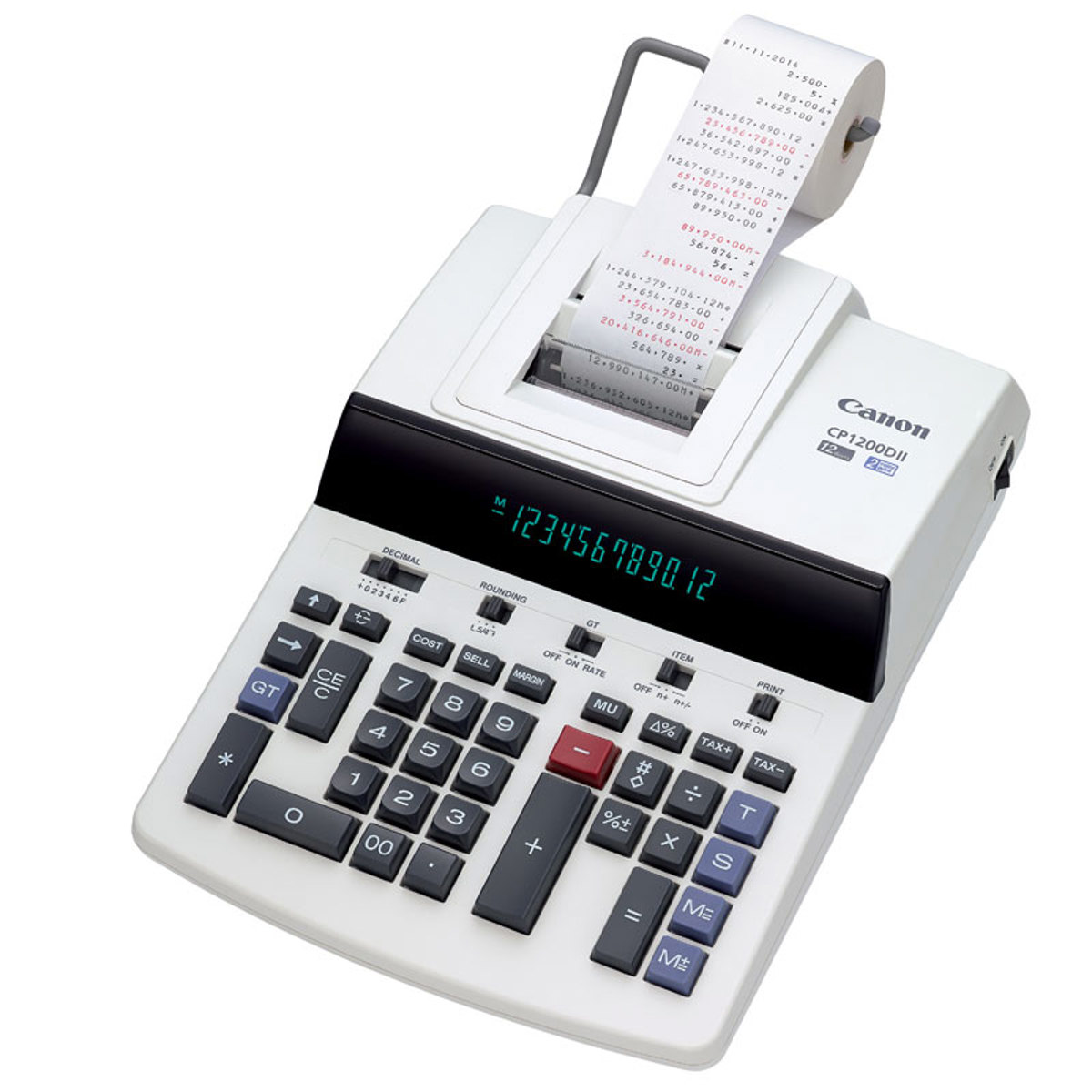 

Canon CP1200DII Commercial Desktop Printing Calculator