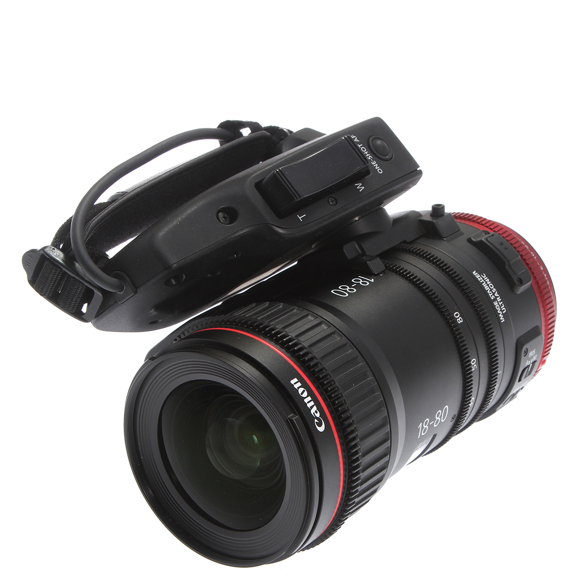 

Canon CN-E 18-80mm T4.4 Compact-Servo Cine Lens for Canon EF w/ZSG-C10 Zoom Grip