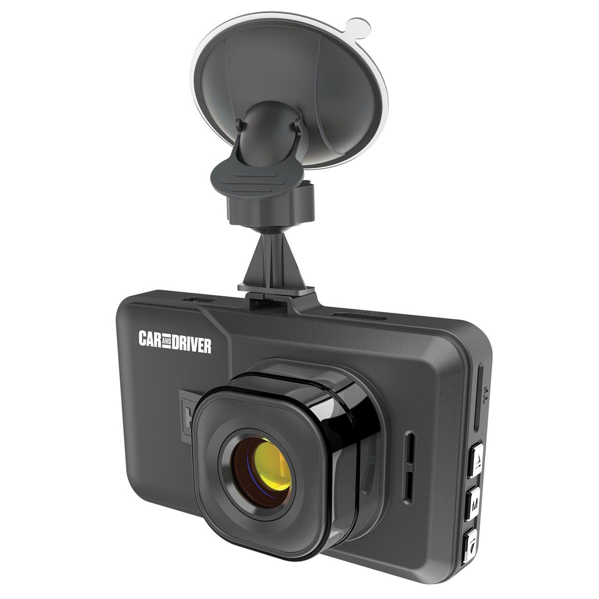 

Car and Driver 3" 1080p HD Dash Camera for Cars and Trucks, Black