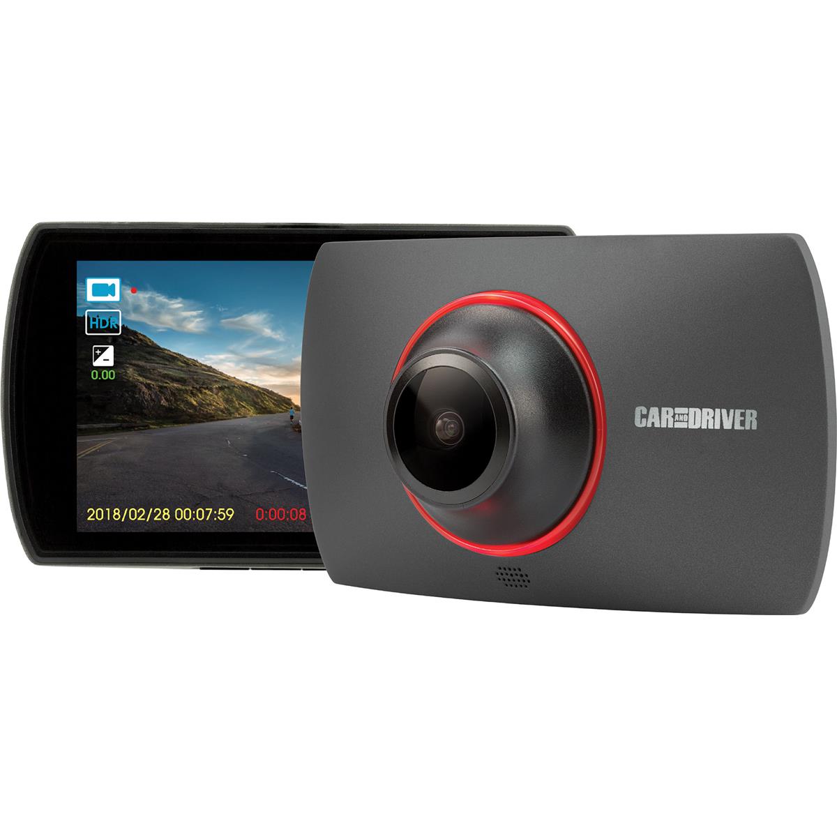 Image of Car and Driver 3.7&quot; FHD Road Patrol Dash Cam with Drivesmart Alert System