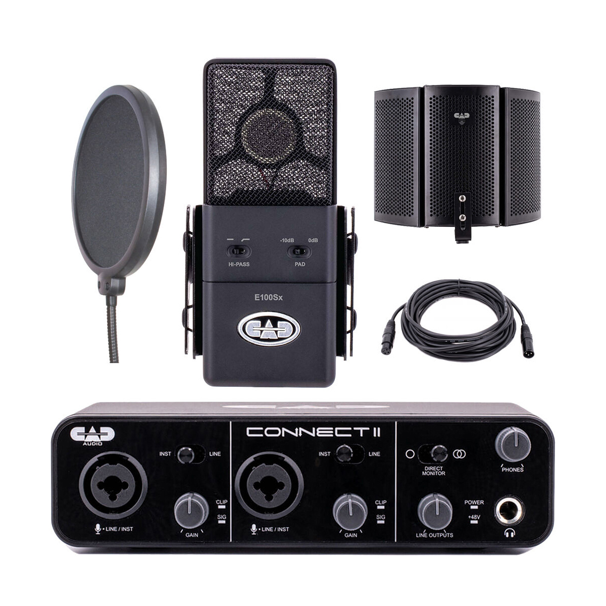 

CAD Audio E100SP Studio Pack with Equitek E100Sx Condenser Microphone